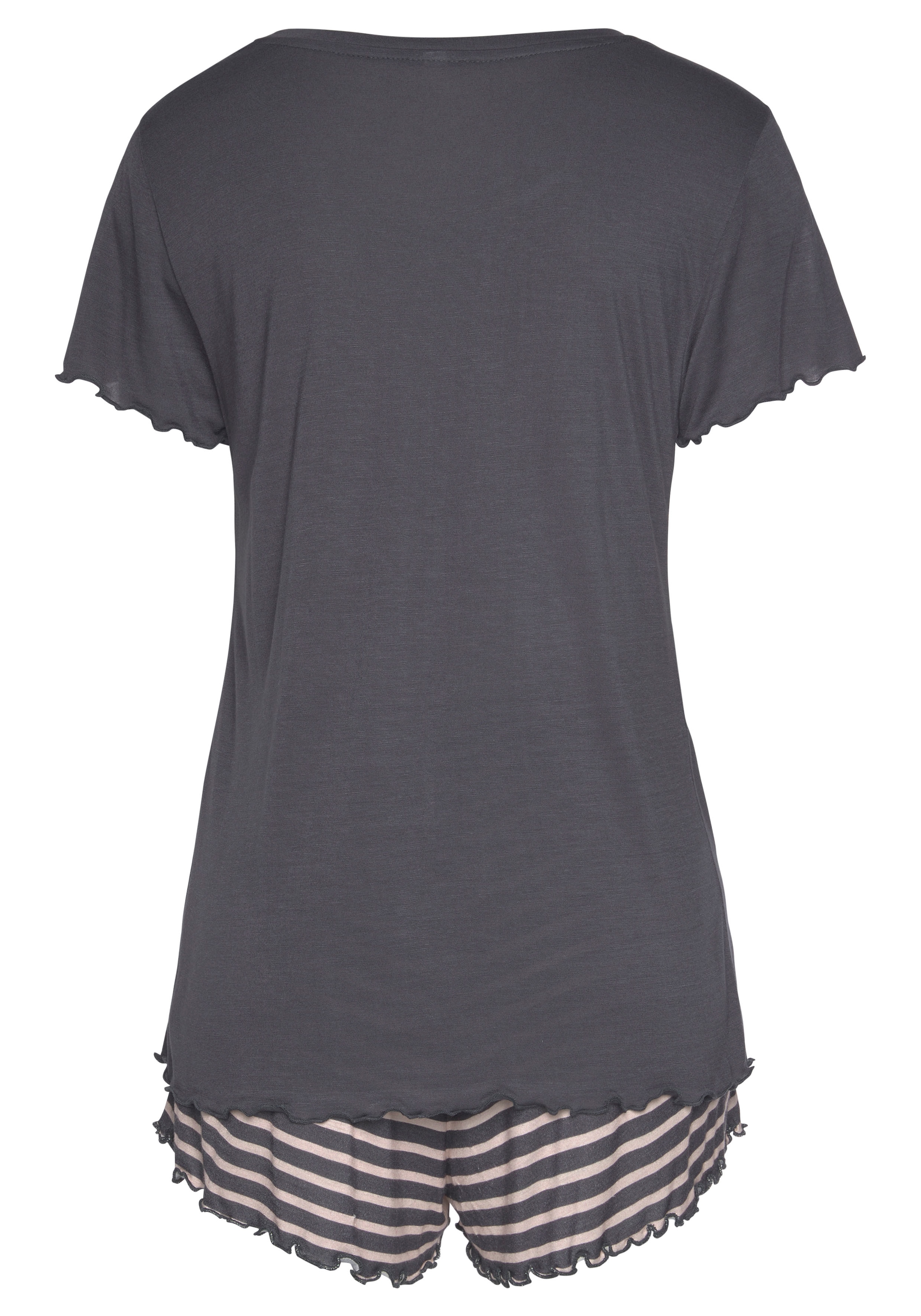 Vivance Dreams Shorty, (2 tlg.), mit Statement-Druck