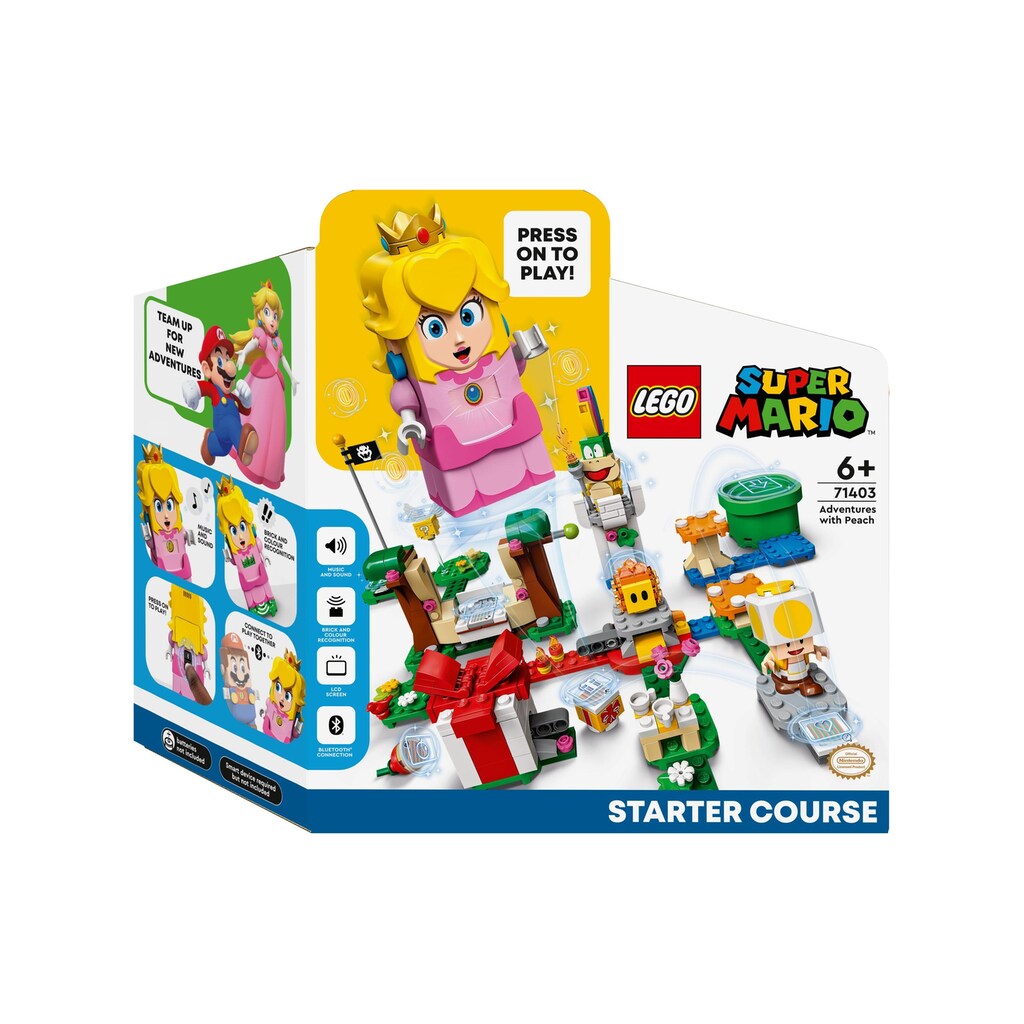 LEGO® Konstruktionsspielsteine »LEGO Super Mario Abenteuer mit Pea«, (354 St.)