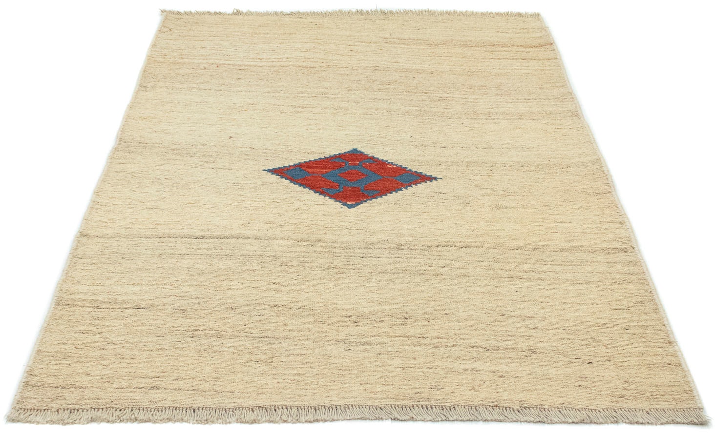 morgenland Wollteppich »Gabbeh Teppich handgeknüpft beige«, rechteckig,  handgeknüpft kaufen | Kurzflor-Teppiche