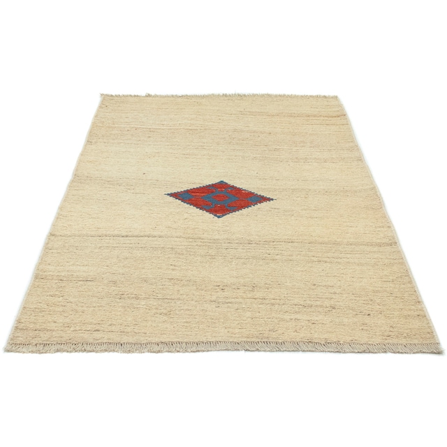 morgenland Wollteppich »Gabbeh Teppich handgeknüpft beige«, rechteckig,  handgeknüpft kaufen