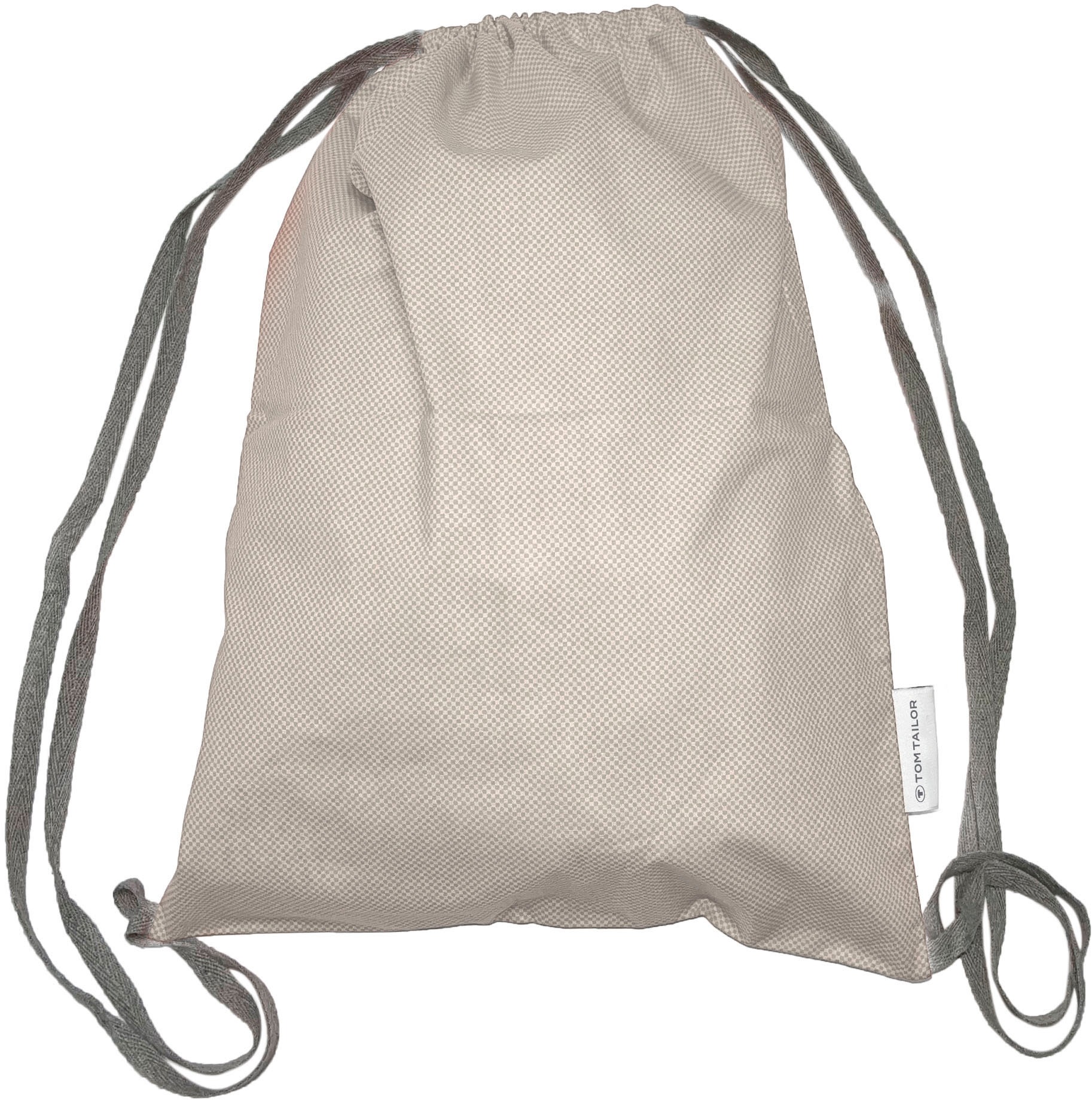 TOM TAILOR HOME Linge de lit réversible »Eric in Gr. 135x200 oder 155x220 cm« 3 avec fermeture éclair, avec cadeau GRATUIT : sac de sport 100 % coton