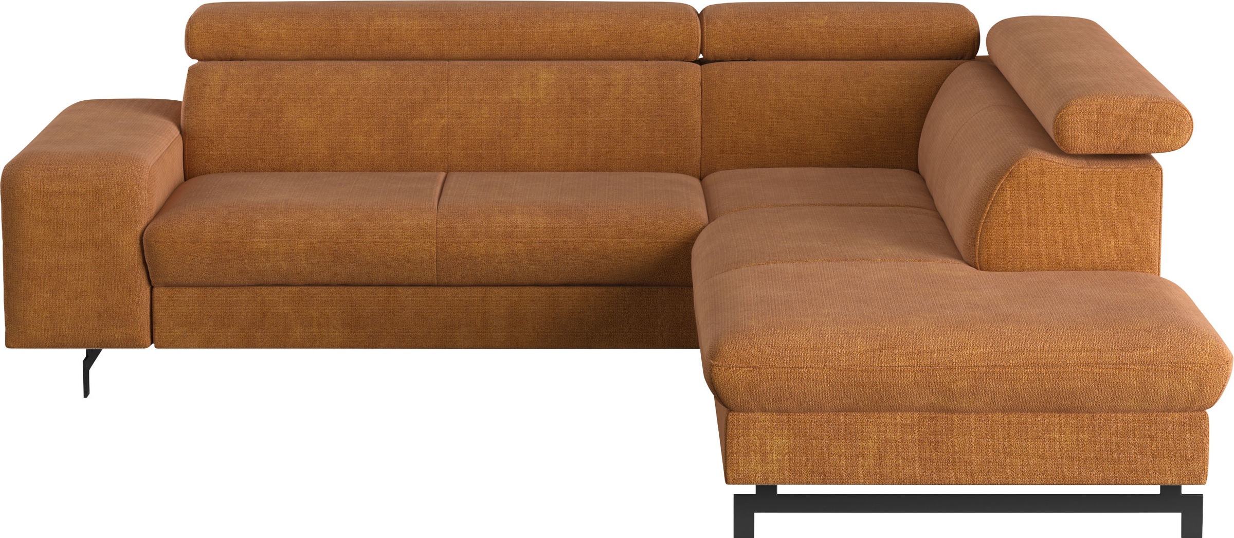 COTTA Canapé d'angle »Emma L-Form« mit Kopfteilverstellung, wahlweise mit Bettfunktion & Bettkasten