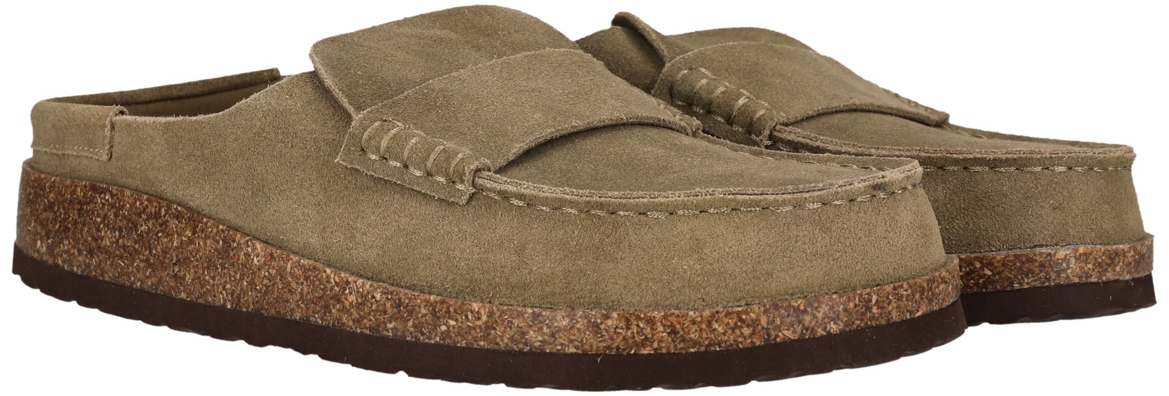 Image of nou Sandale "Emilio M Leather Cork MOC V2"