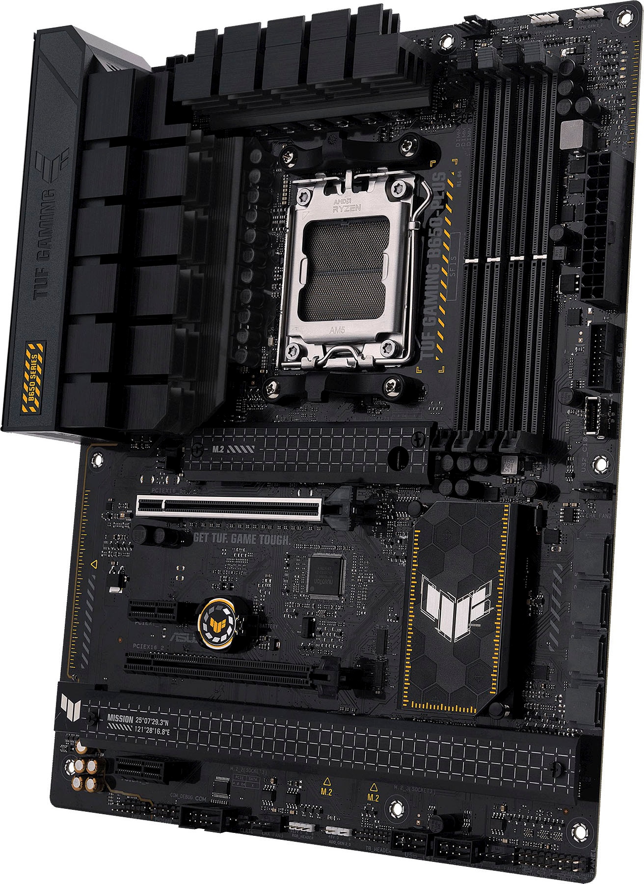 Asus Mainboard »TUF GAMING B650-PLUS«, Ryzen 7000, ATX, PCIe 5.0, DDR5-Speicher, 14 Power Stages