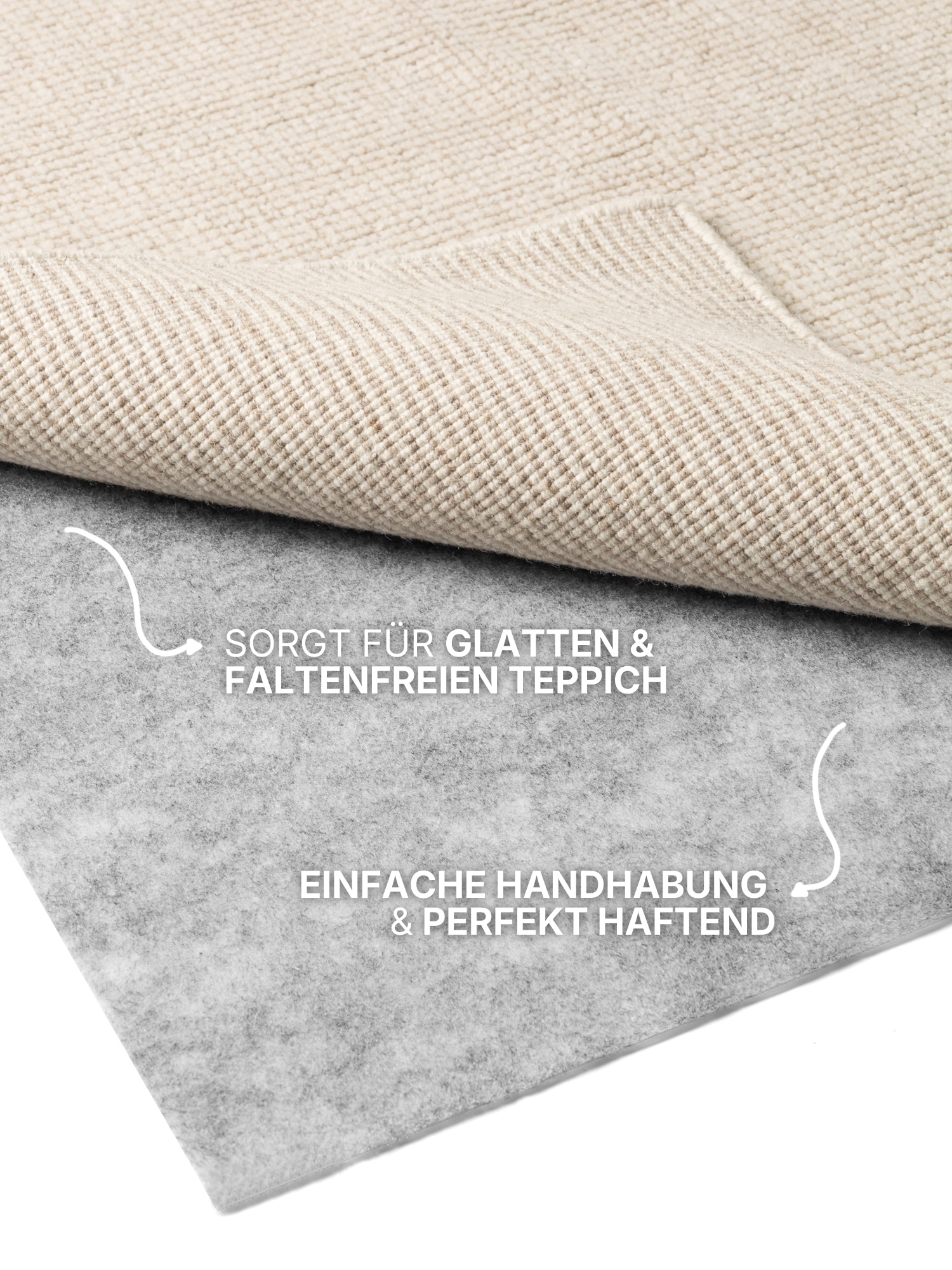 vikosa Sous-tapis »Prove« Rutschfest, Anti-Slip-Matte, Teppichstop, Antirutsch, Zuschneidbar