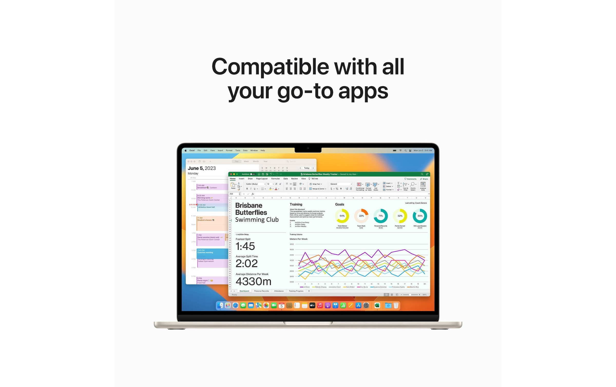 Apple MacBook Air 15 Zoll (2023), M2 Chip, 8C CPU, 10C GPU, 70W Power Adapter