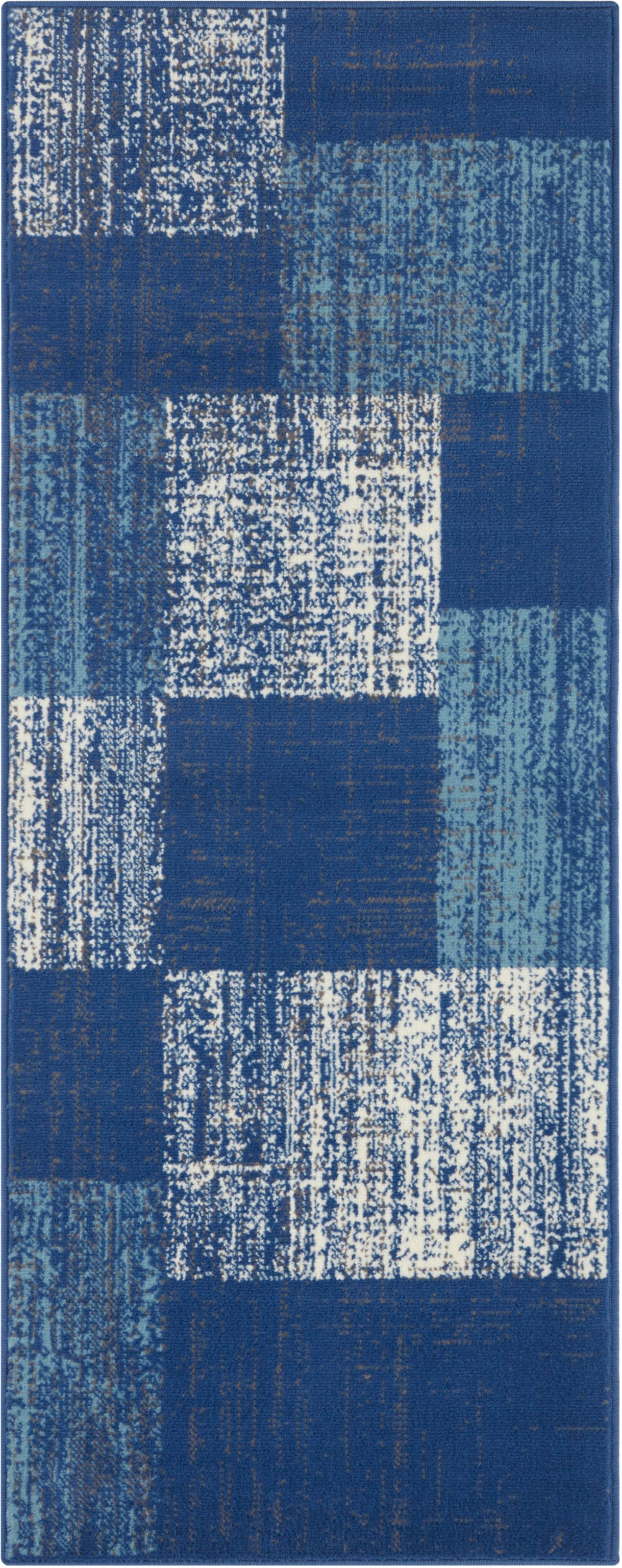 Image of my home Läufer »John«, rechteckig, 8 mm Höhe, Kurzflor Läufer, Patchwork Design, Used-Look, ringsum gekettelt, Robust & Pflegeleicht, Brücke, idealer Teppich für Wohnzimmer, Schlafzimmer, Arbeitszimmer, Flur, Diele bei Ackermann Versand Schweiz