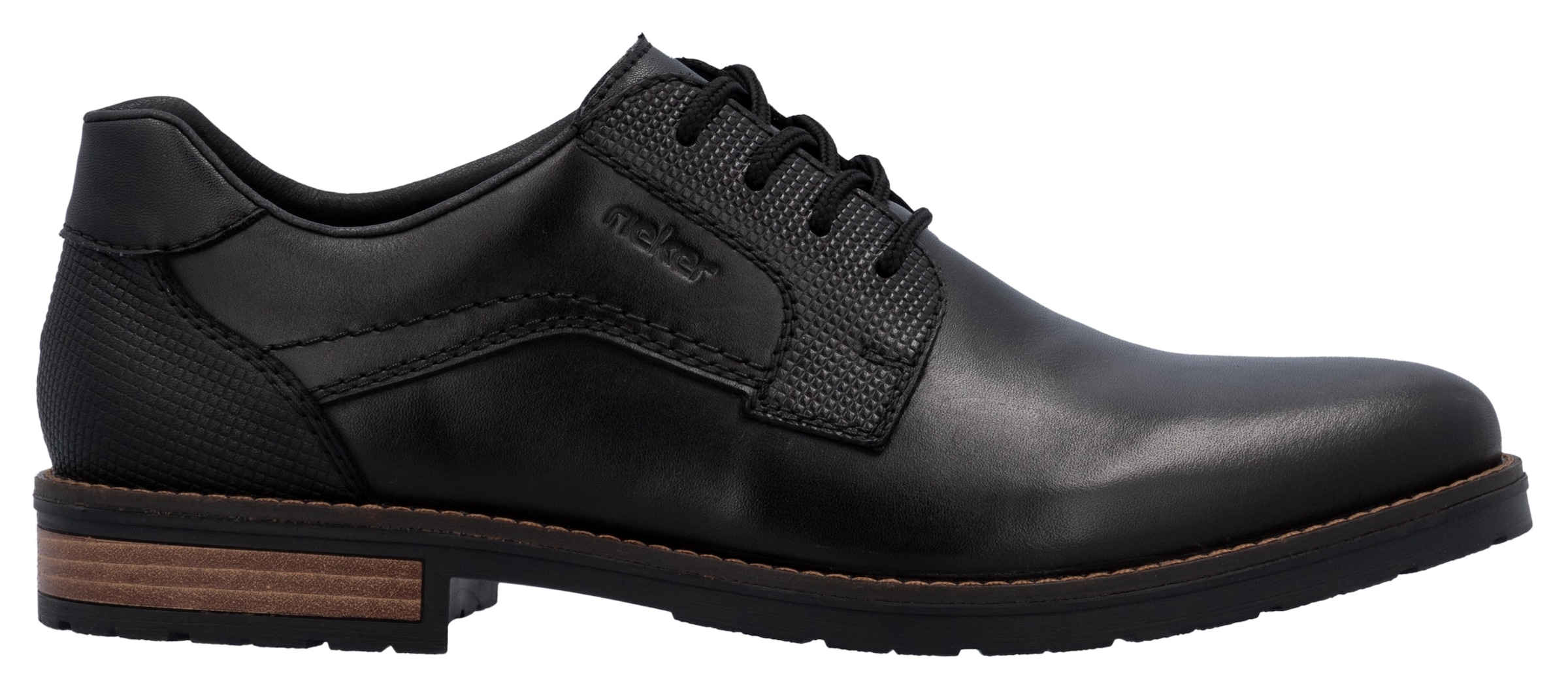 Rieker Chaussure à lacets  mit dezentem Logoschriftzug, Freizeitschuh, Halbschuh, Schnürschuh