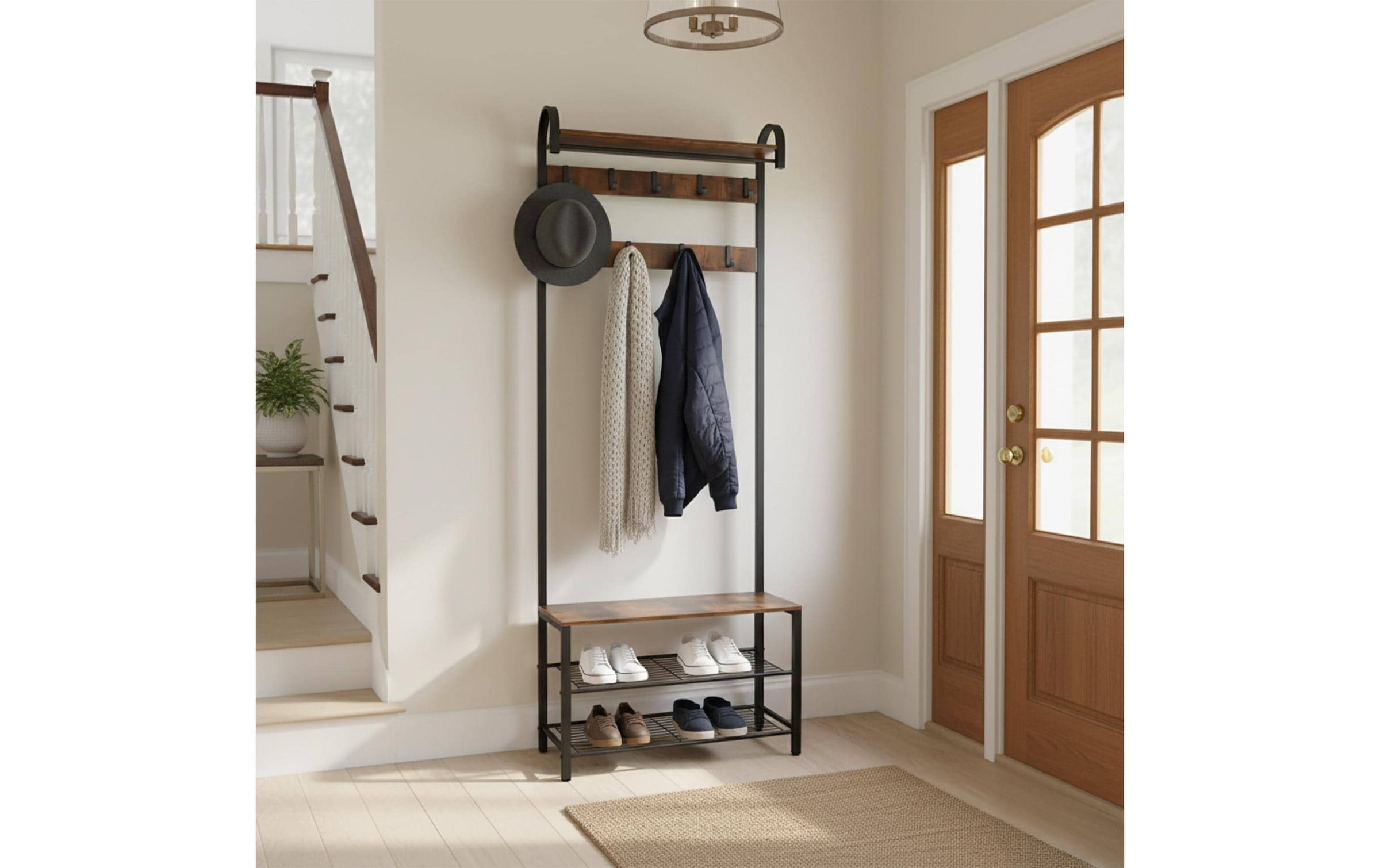 relaxdays Garderobenständer