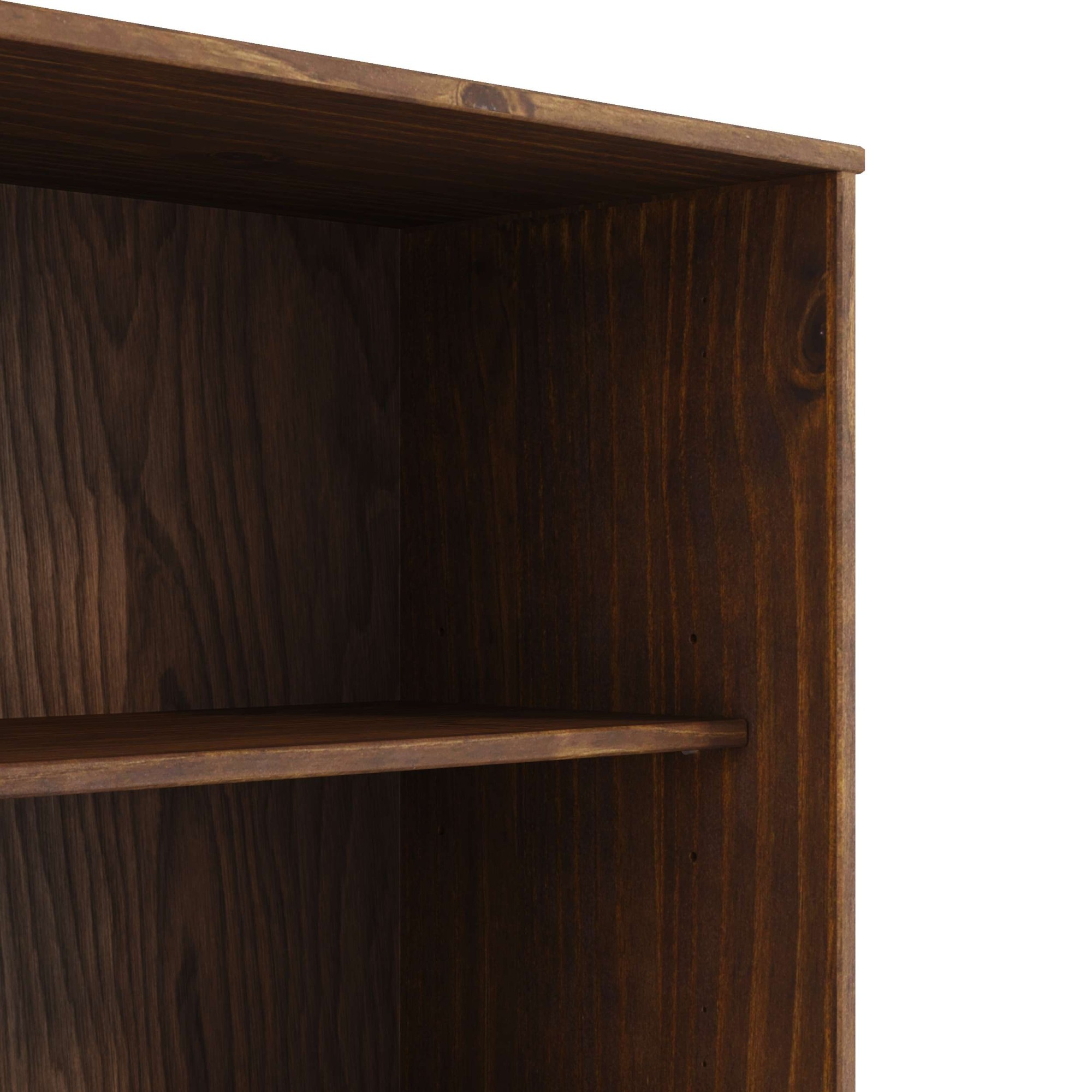 GOODproduct Étagère à livres »Malmedy Front mit gefrästen Rillen« Bibliothèque en pin massif, ouverture par pression, FSC, L: 80 cm