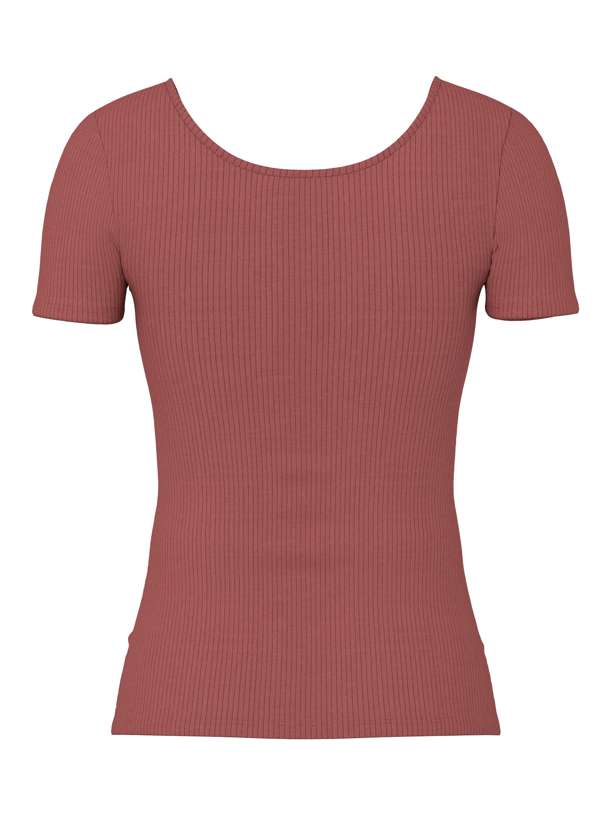 pieces T-shirt à manches courtes »PCKITTE SS TOP NOOS BC« Baumwollmischung, slim fit