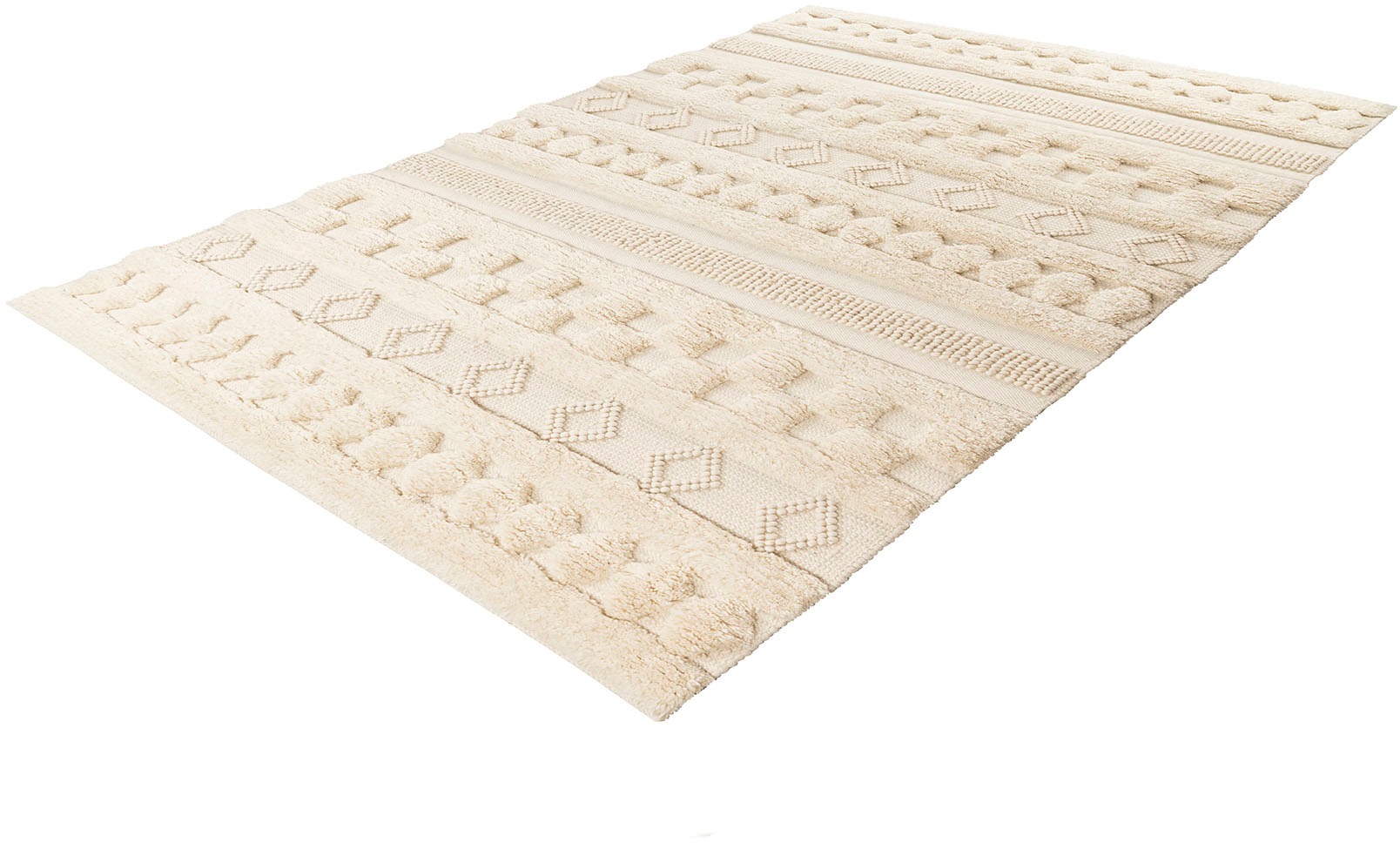 Image of me gusta Wollteppich »Bohist 125«, rechteckig, 20 mm Höhe bei Ackermann Versand Schweiz