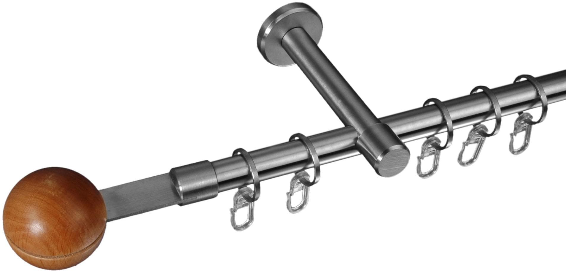 Image of Liedeco Gardinenstange "Stil Harsens" Ø 16 mm 1 läufig-läufig Fixmass 1-läufig im Fixmass Ø 16 mm