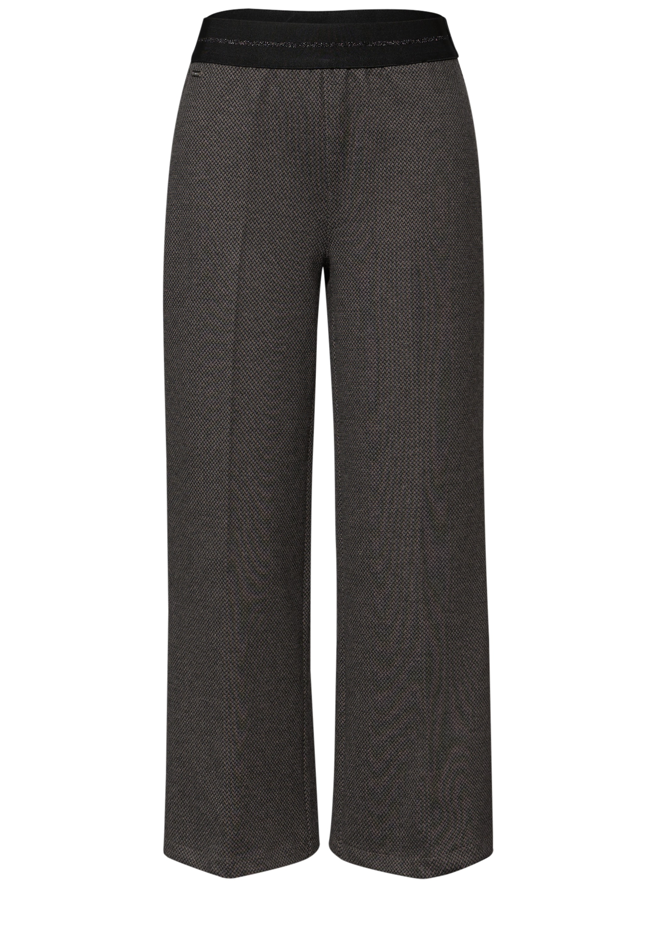 STREET ONE Pantalon tissé  mit Fischgrätmuster