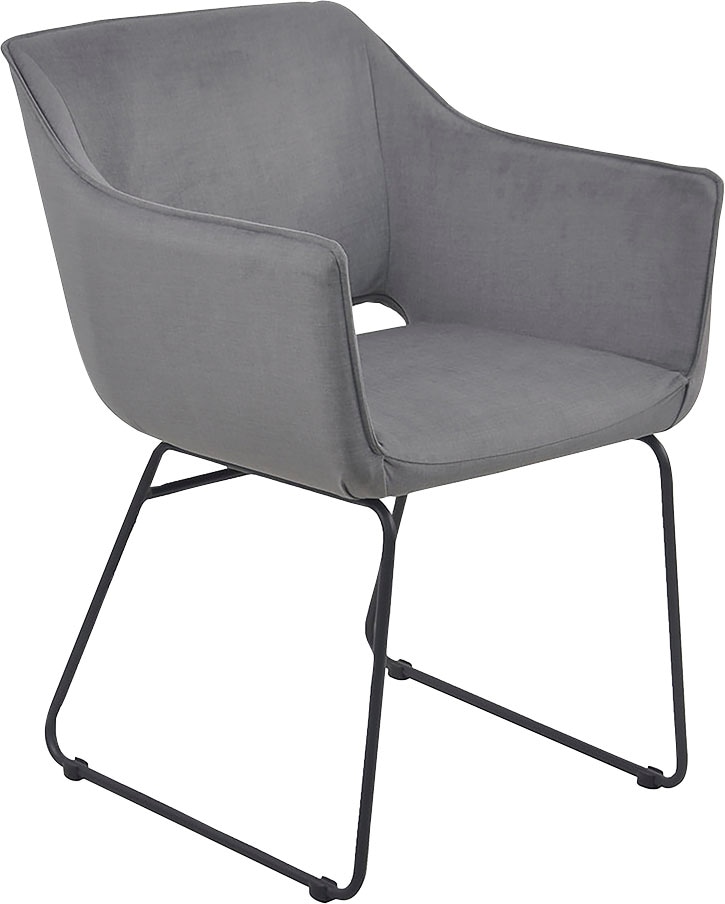 SIT Schalenstuhl »T-VELVET ARMCHAIR« (Set) 2 Stk.