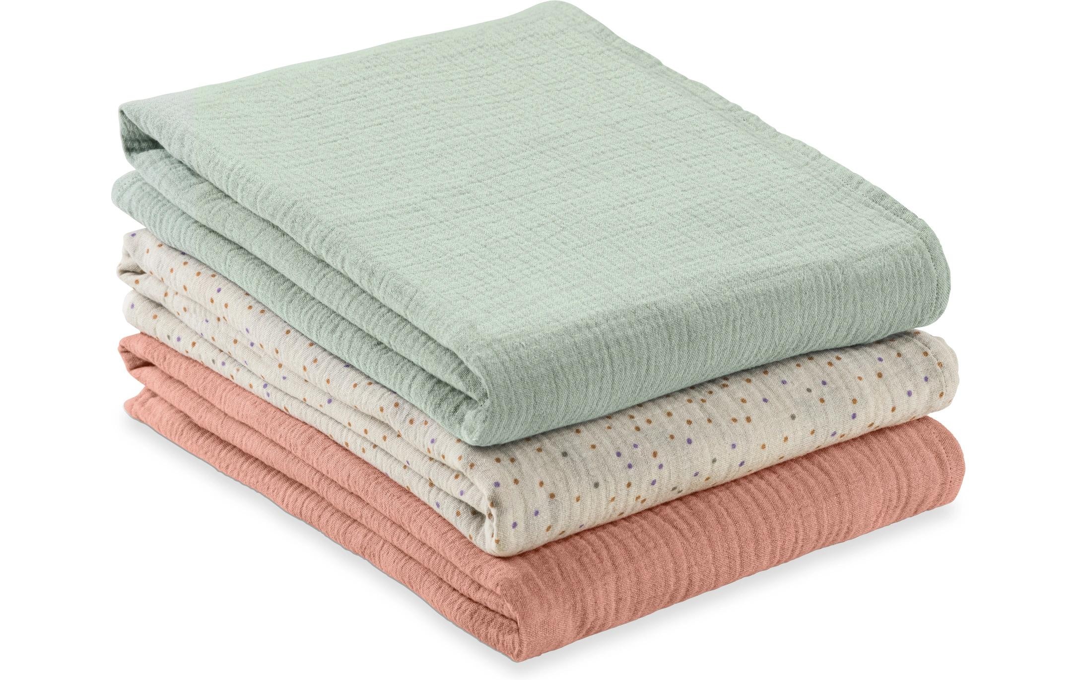 Hauck Doudou »Cuddle N Clean 3Set Sage-Beige-Dots-Cork« 3 tlg.