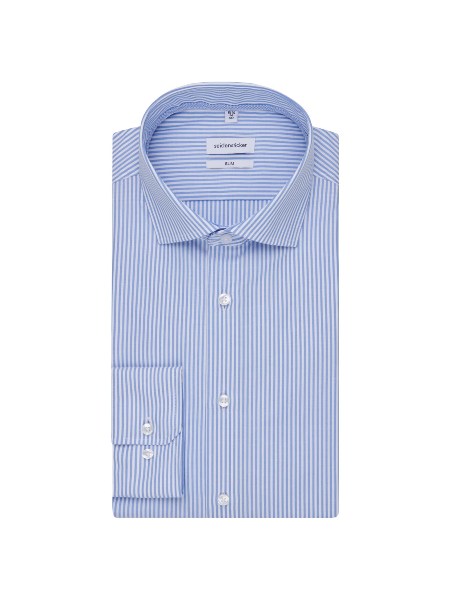 seidensticker Businesshemd »Slim« Slim 1/1 Kentkragen Streifen
