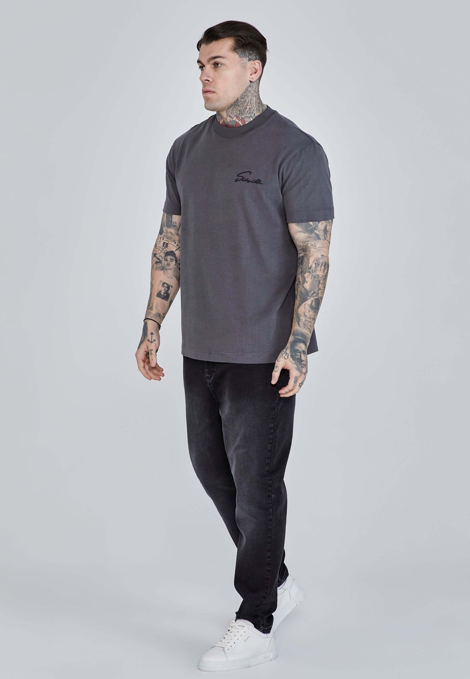 Siksilk T-Shirt »Siksilk T-Shirt Script T-Shirt«