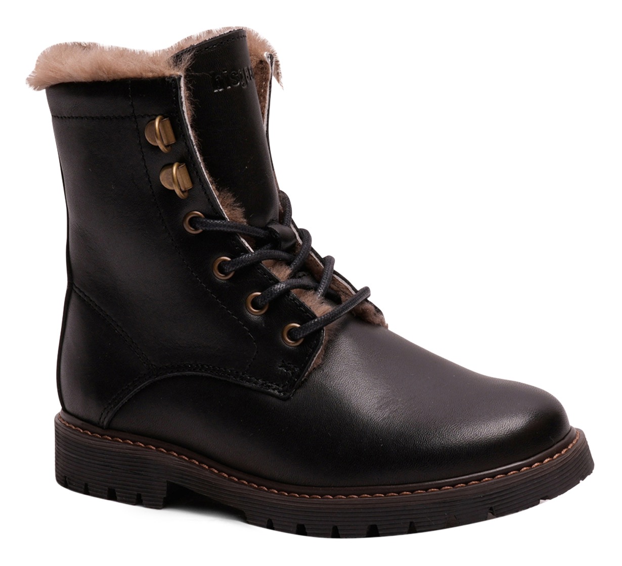 Winterstiefel »bisgaard maia lamb«, mit Blockabsatz