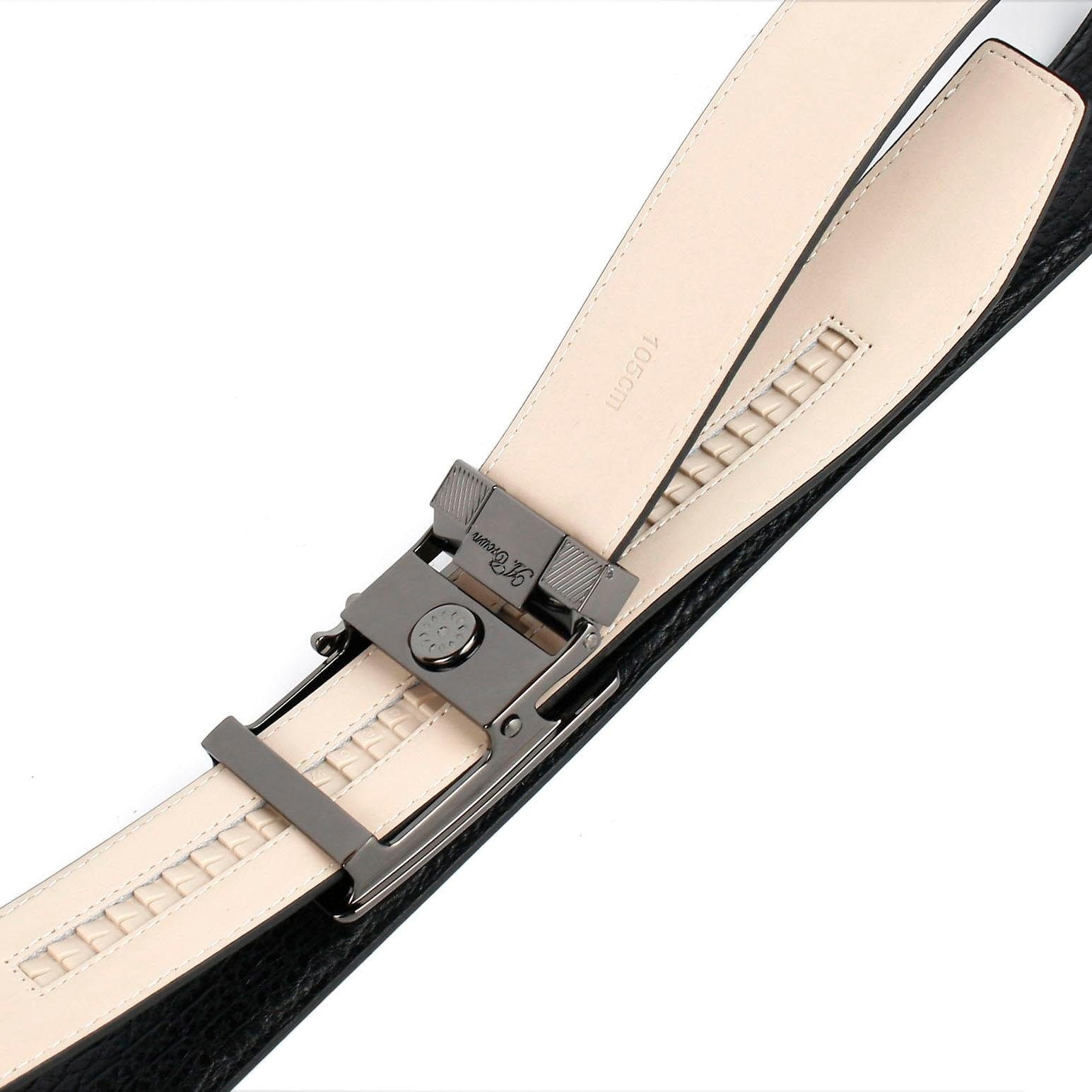 Anthoni Crown Ledergürtel, mit Automatik-Schliesse, im klassischen Design