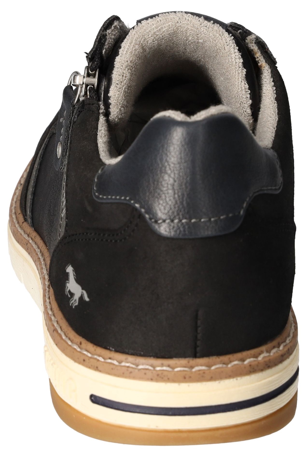 Mustang Shoes Schnürschuh, mit Reissverschluss, Freizeitschuh, Halbschuh, Schnürschuh