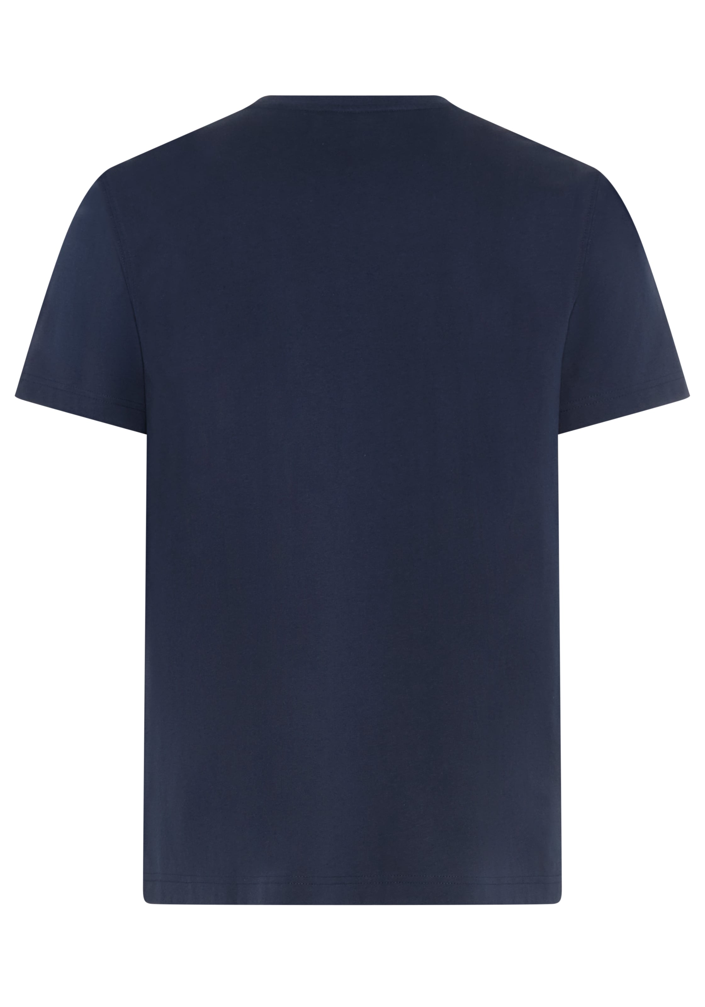 DELMAO Shirt à col rond »Neue Kollektion!« normale Passform, kurzarm, bedruckt, mit Rundhalsausschnitt