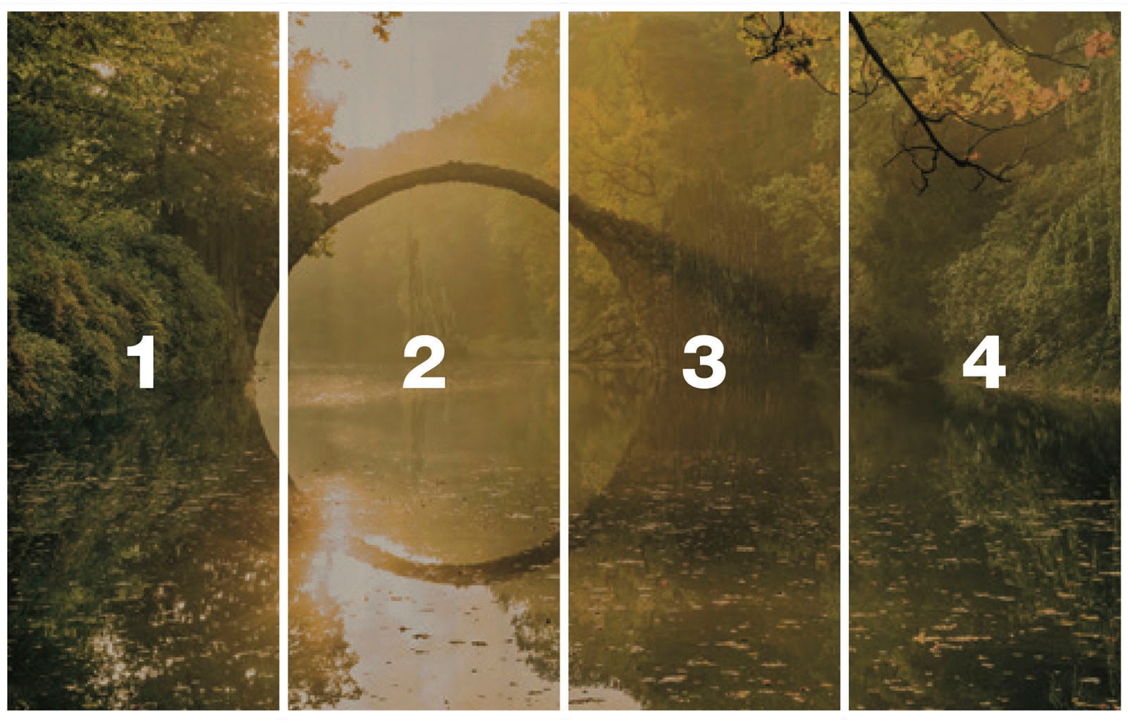 Komar Fototapete »Digitaldruck Vlies -  Devil's Bridge - Grösse 400 x 250 cm« bedruckt glatt Wohnzimmer, Schlafzimmer