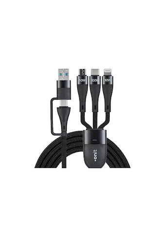USB-Kabel »2.0-Kabel USB A/USB C - Lightning/Micro-USB B/USB C«