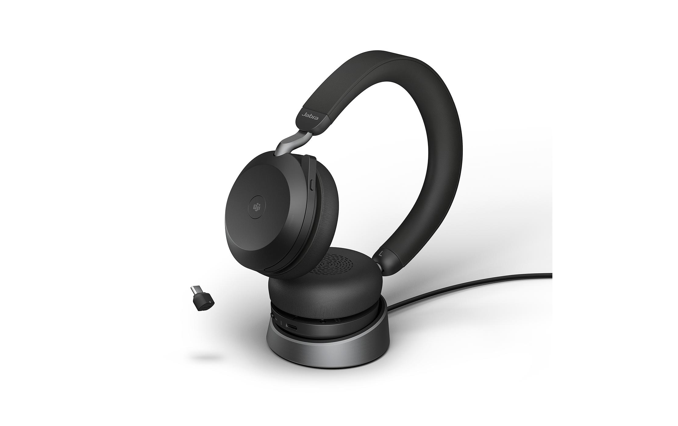 Image of Jabra Headset "Evolve2 75 Duo MS" Active Noise Cancelling (ANC)