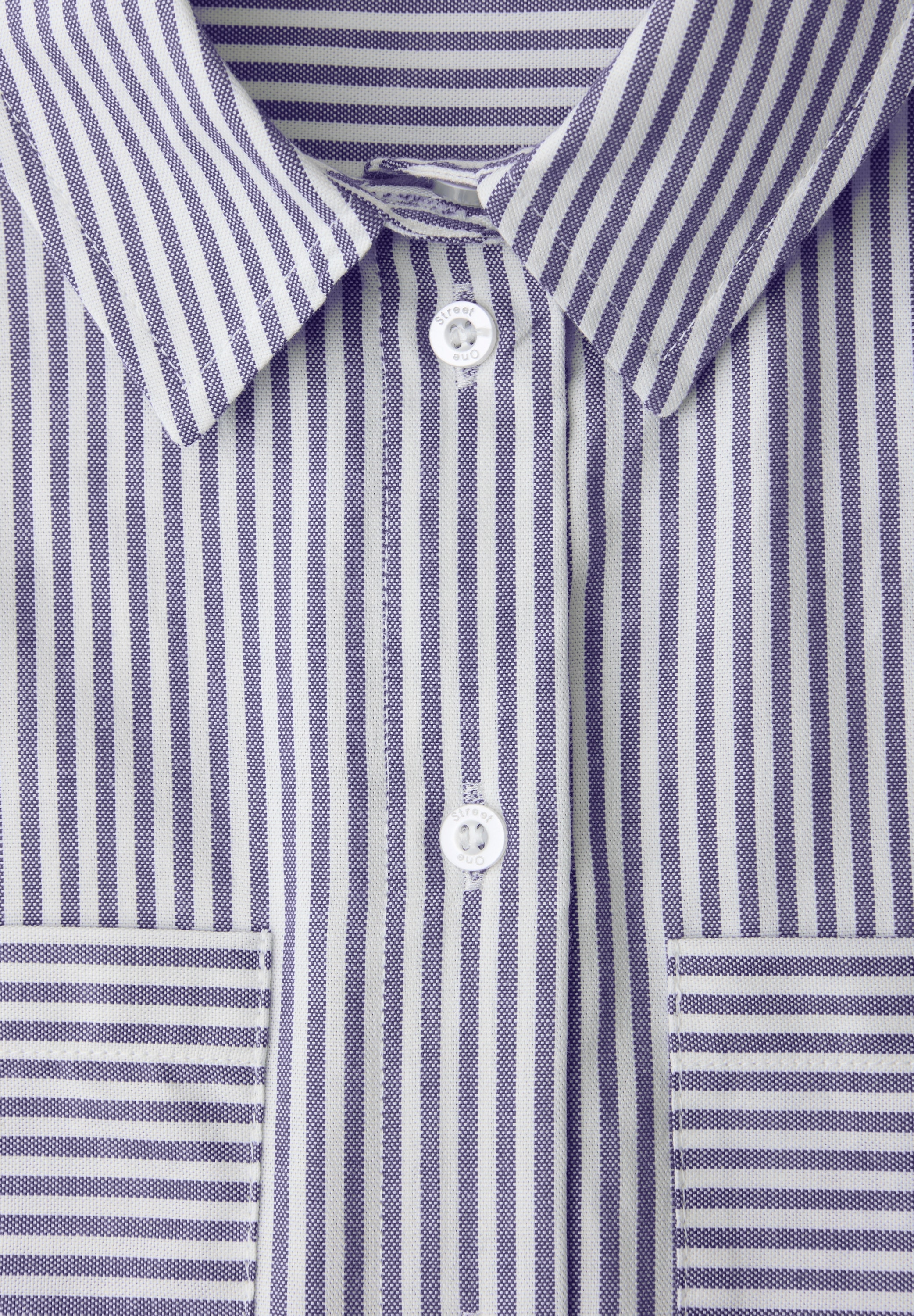 STREET ONE Blouse chemise mit Brust Taschen