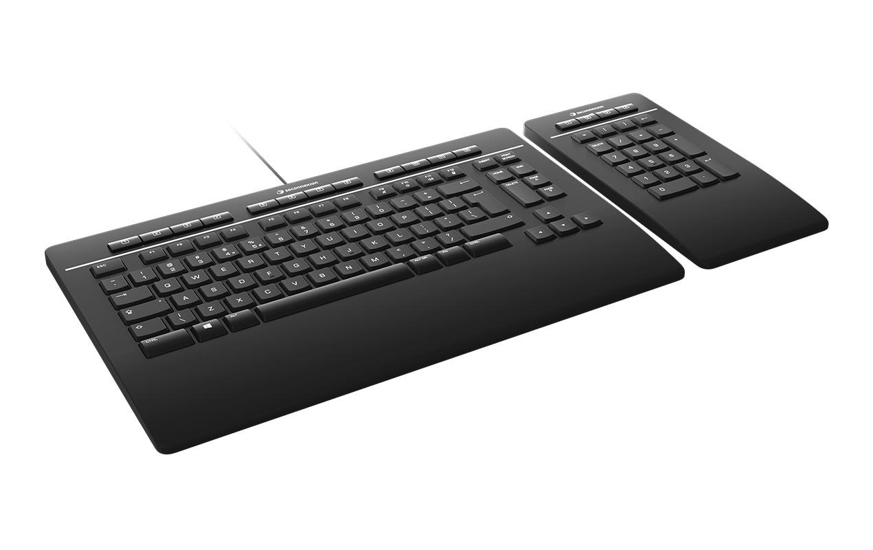 3DConnexion Tastatur »Pro mit Numpad«, (Ziffernblock)