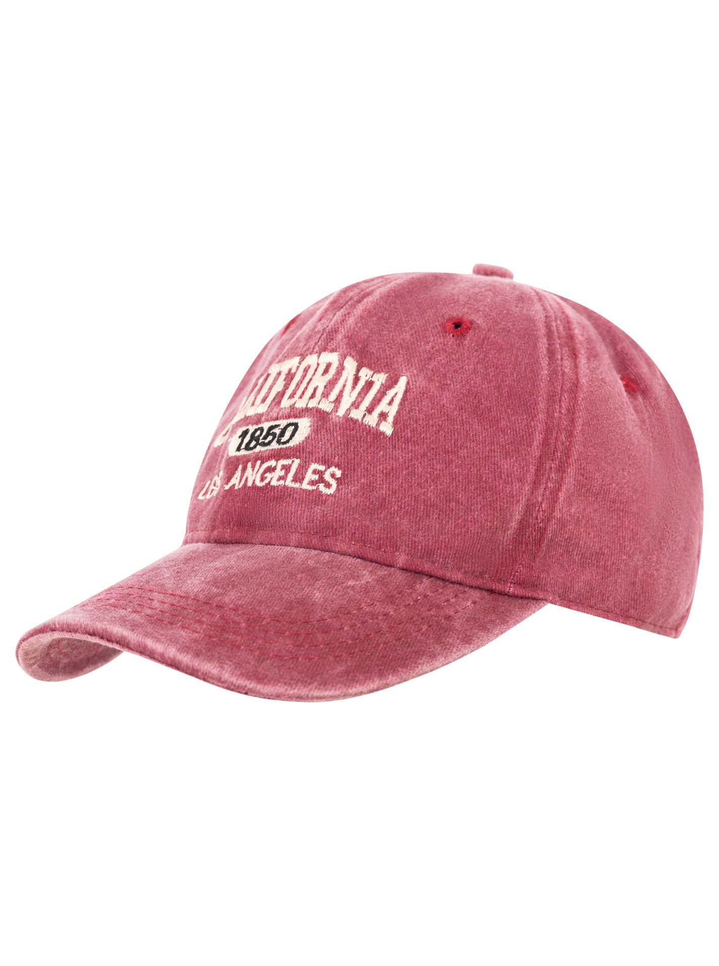 Image of Zwillingsherz Baseball Cap ""California"" Vintage Look, Statement Stickerei