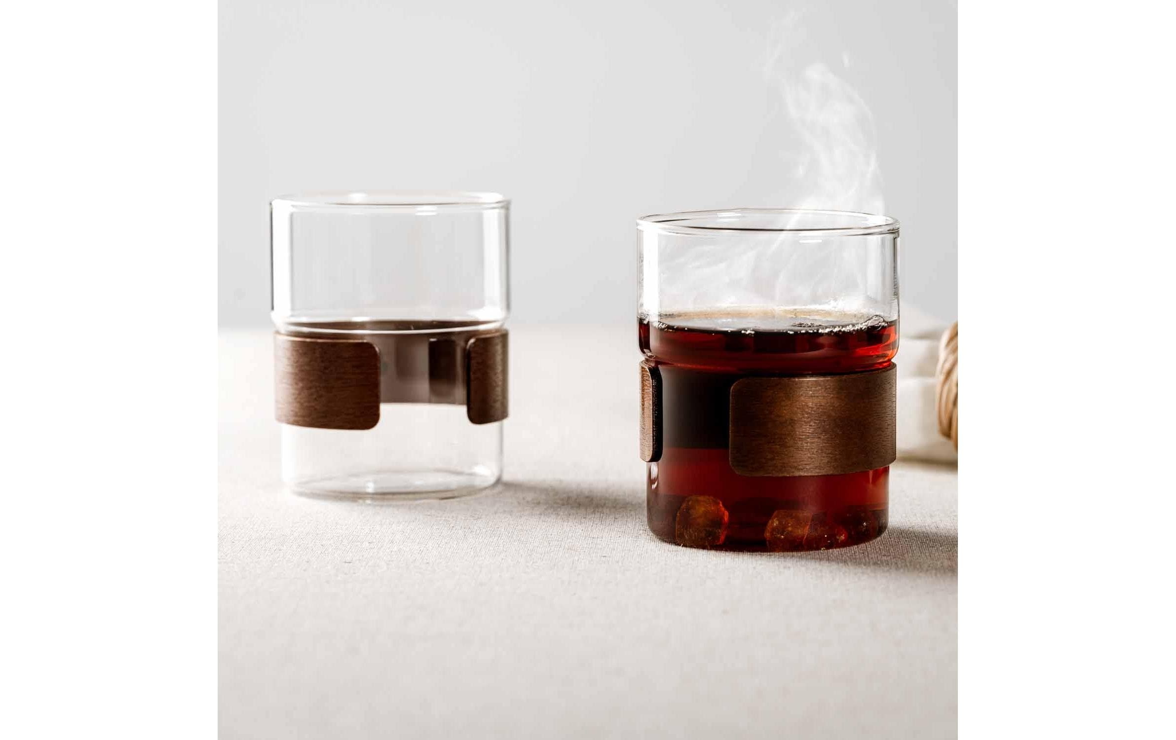 LEONARDO Cappuccinotasse »Novo Legno 430 ml, 2 Stück«