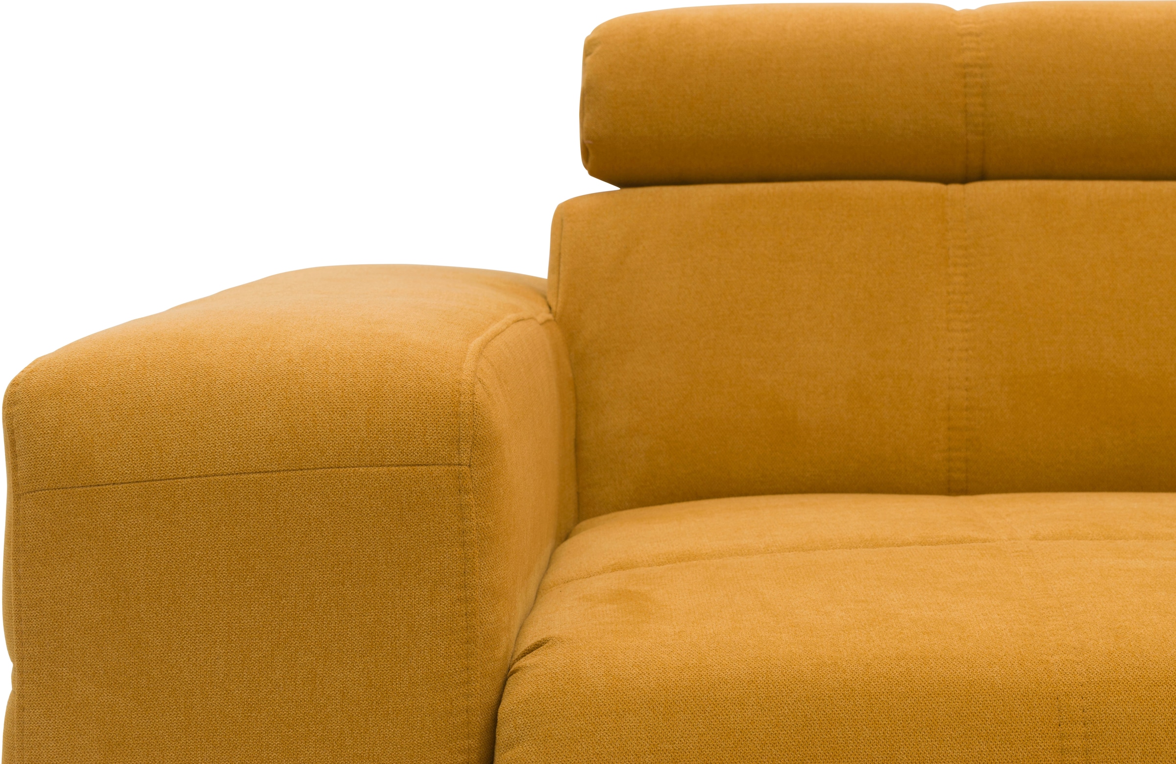GOODproduct Ecksofa »Ballerup 211 x 175 cm, auch mit verstellbarer Sitztiefe« Kopfteile verstellbar, aus pflegeleichtem, weichem Bezugsstoff, L-Form