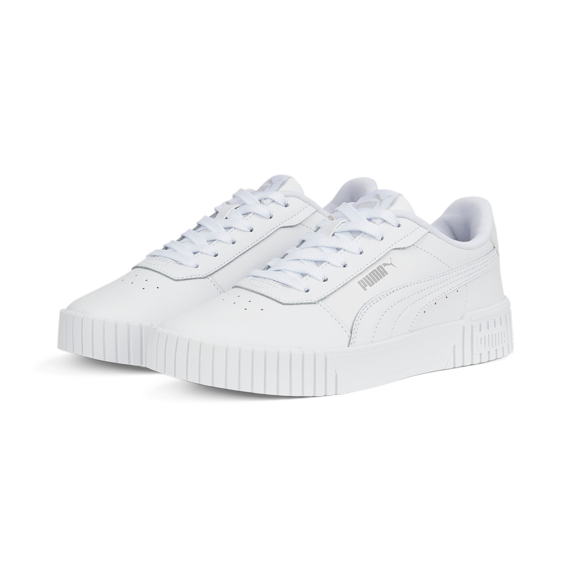 Image of PUMA Sneaker "CARINA 2.0" aus Leder, mit Schnürung, mit SOFTFOAM+ Innensohle