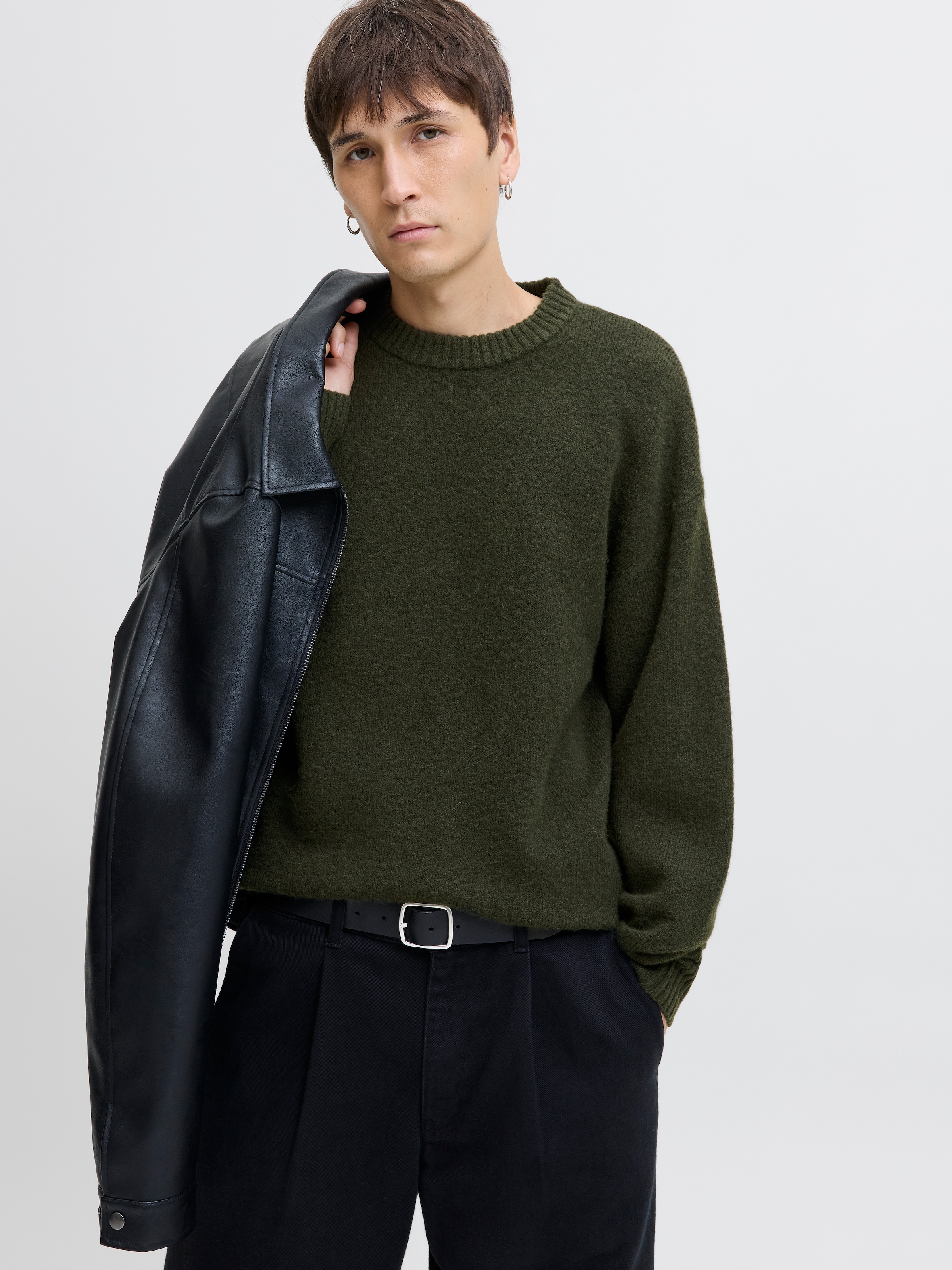 Jack & Jones Strickpullover »JJESOHO OLLIE KNIT CREW NECK SN«