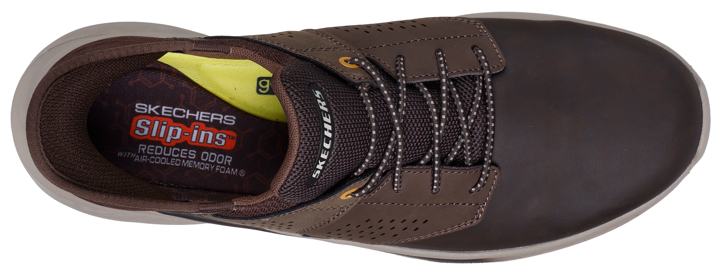 Skechers Baskets slip-on »SLADE«  Komfortschuh mit komfortablem Heel Pillow™ Fersenkissen