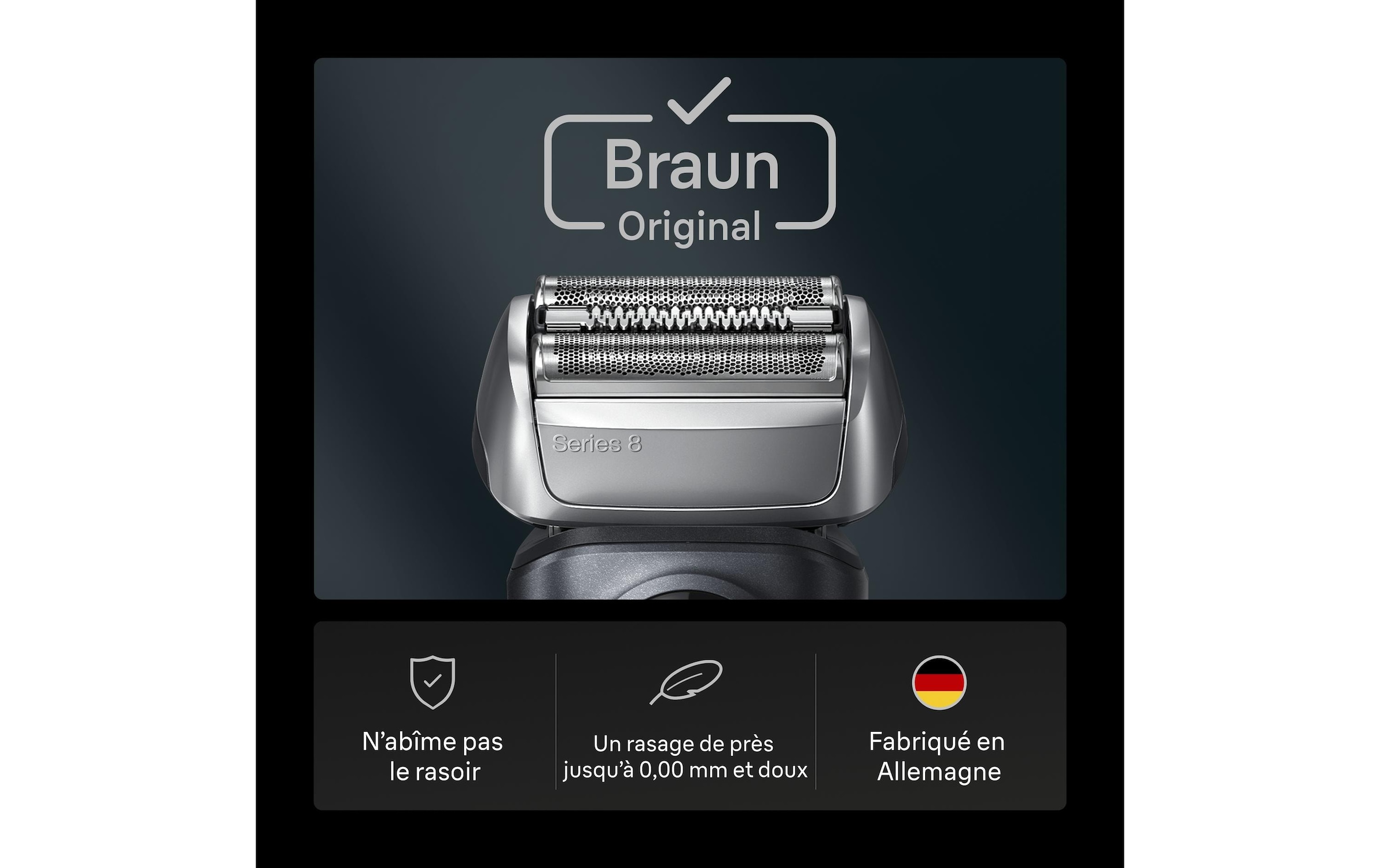 Braun Tête de rasage de rechange »Series 8 Scherkopf 83M«