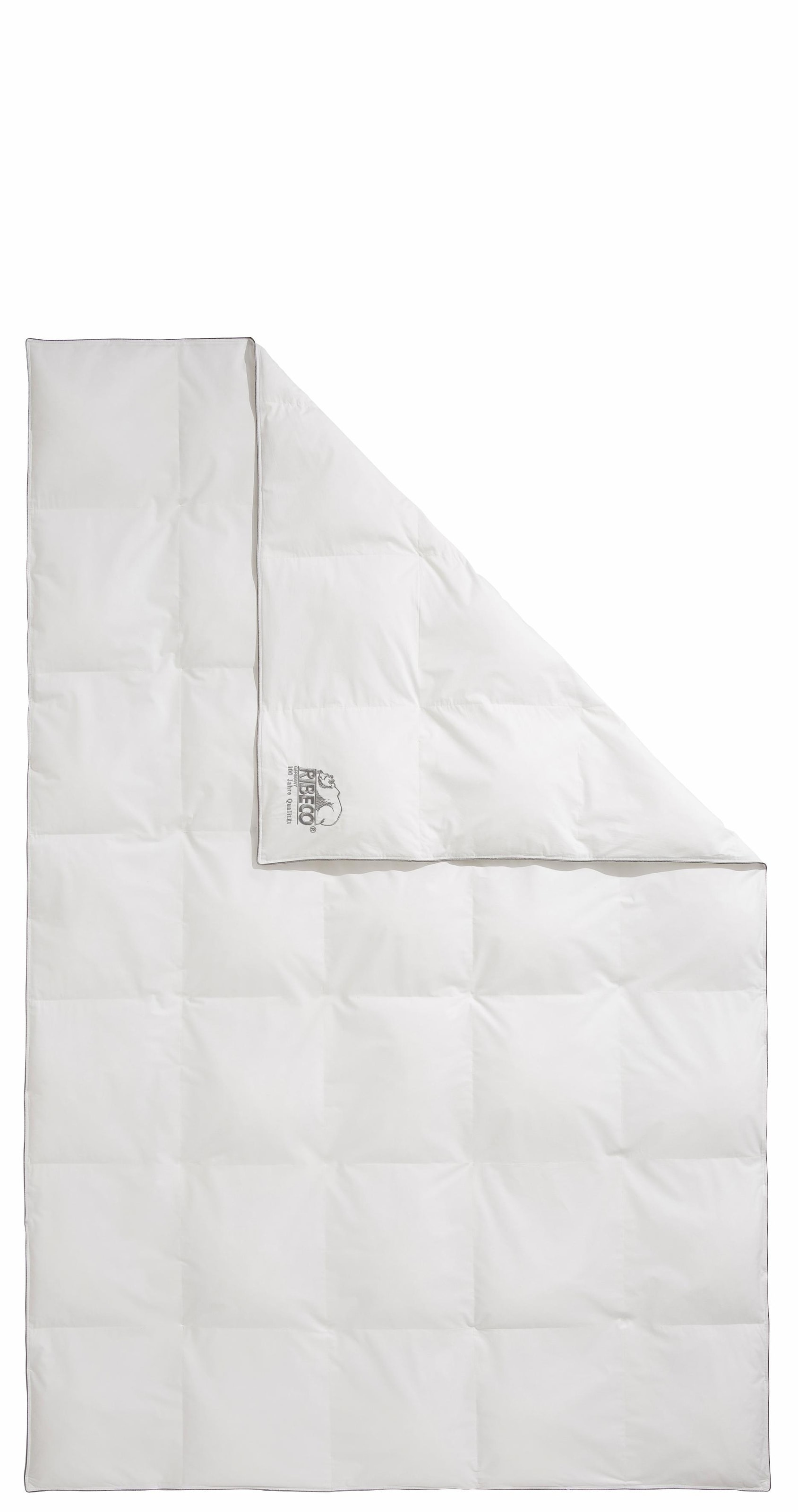 Image of RIBECO Kunstfaserbettdecke "Marie" leicht Füllung Microfaser Bezug Baumwolle 1 Stk. tlg. Bettdecke 135x200 cm und weitere Grössen.