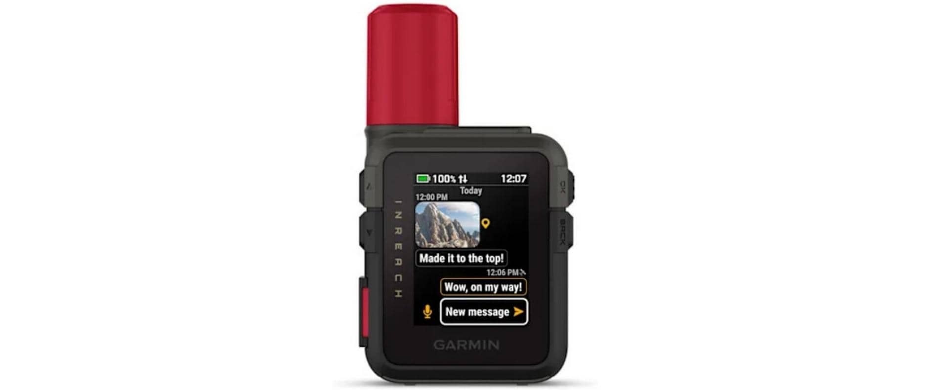 Garmin mobiles Navigationsgerät »InReach Mini 2« ( ) mit SOS-Notruf, Sprachnachrichten und Farb-Touchscreen
