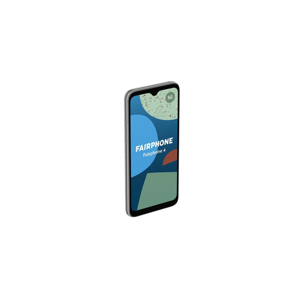 Fairphone Smartphone »4 5G 256 GB«, grau, 15,9 cm/6,3 Zoll, 256 GB Speicherplatz, 48 MP Kamera