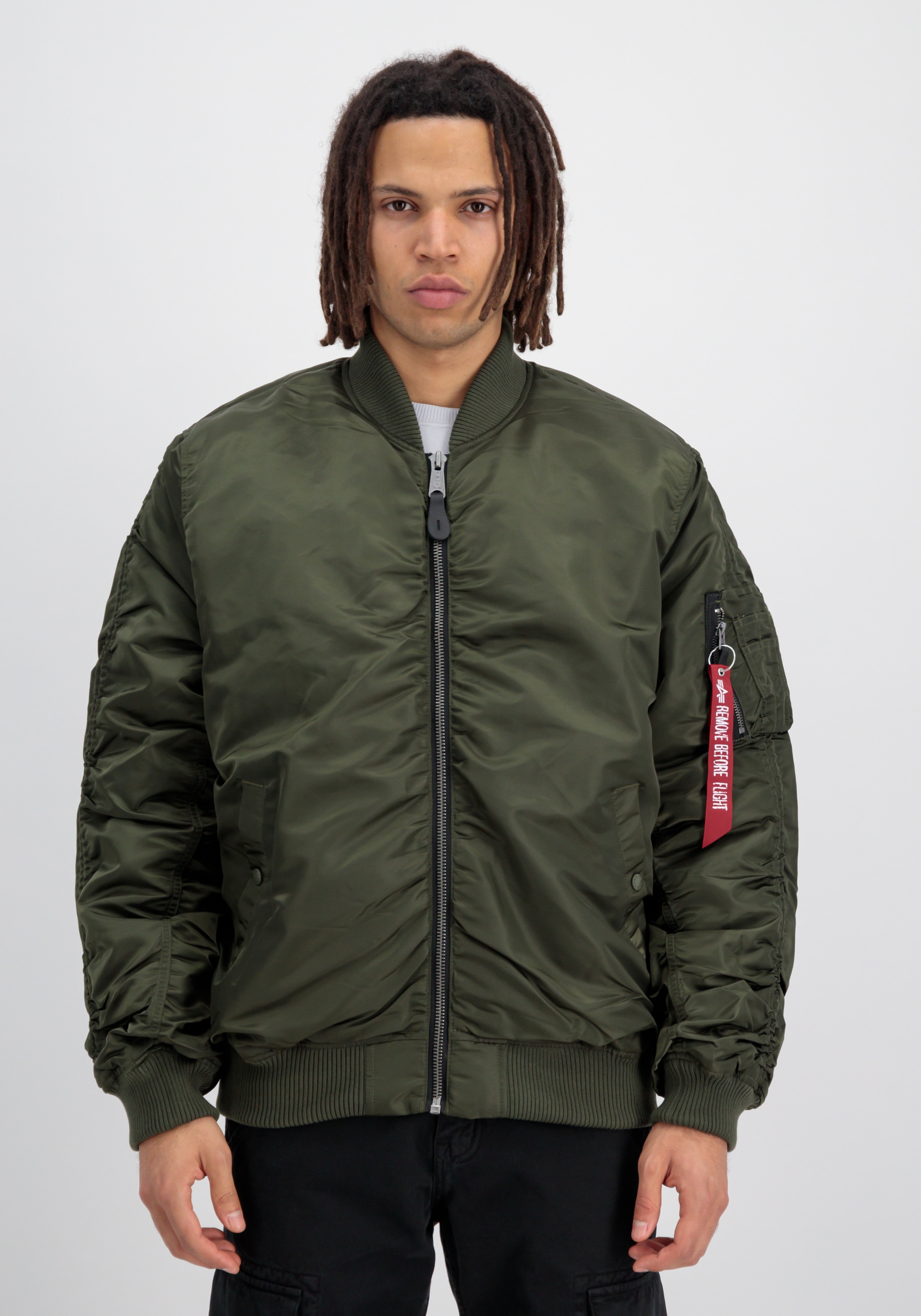 Alpha Industries Bomberjacke »Alpha Industries Men - Bomber Jackets MA-1 OS Puckered«