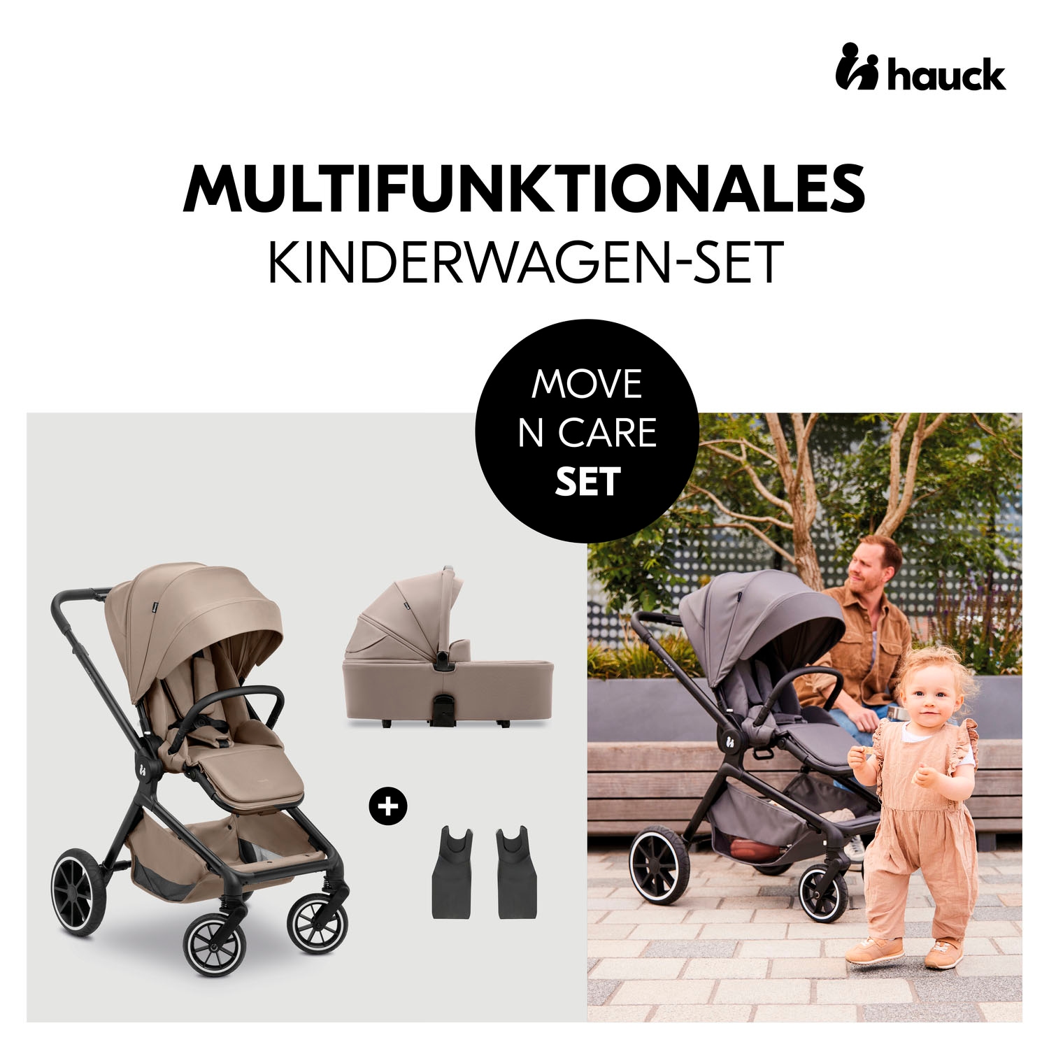 Hauck Poussette combinée »Move N Care Set« 22 kilos belastbar bis 22 kg