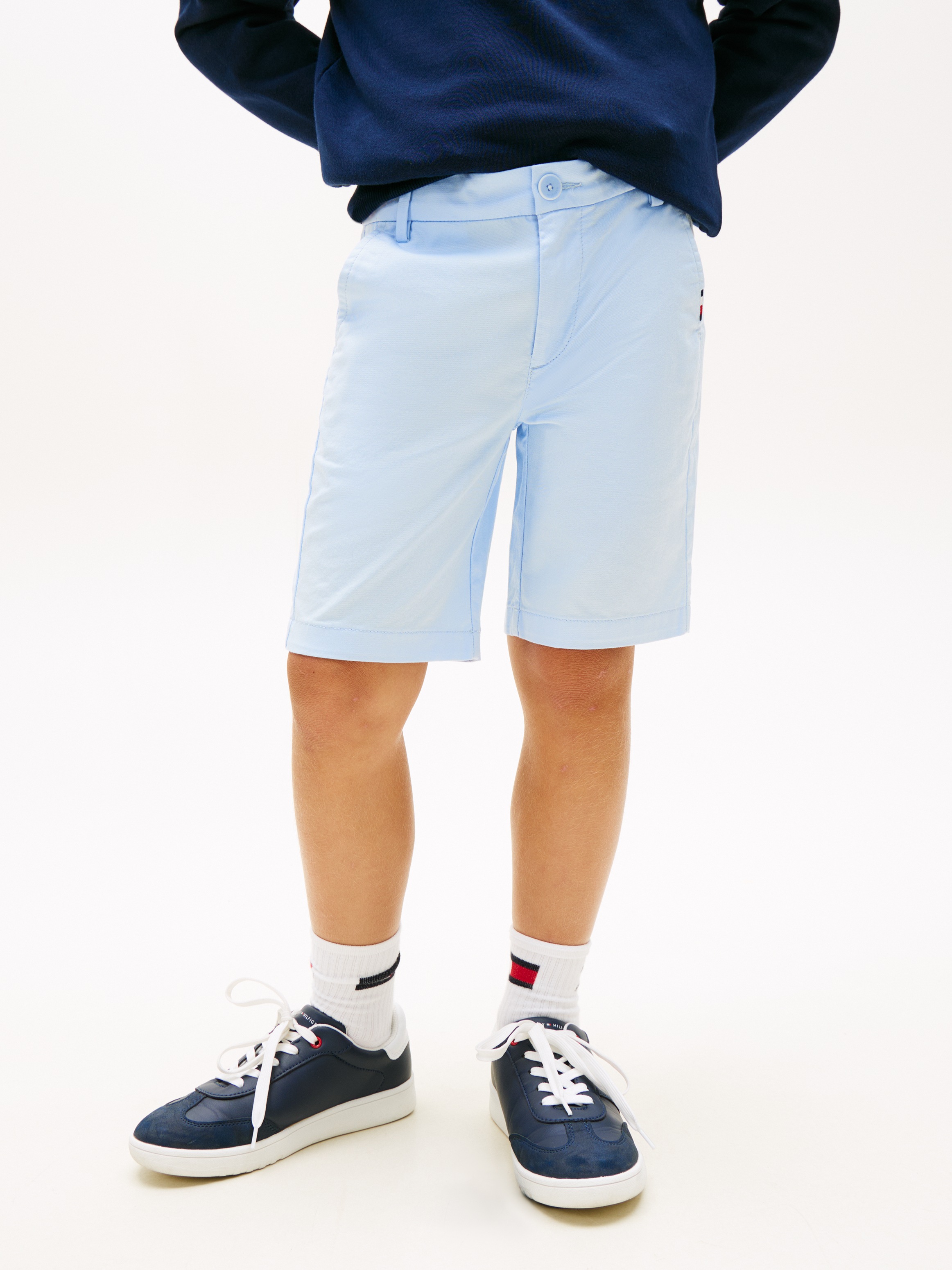 Image of Tommy Hilfiger Shorts "1985 CHINO SHORT" mit Logostickerei