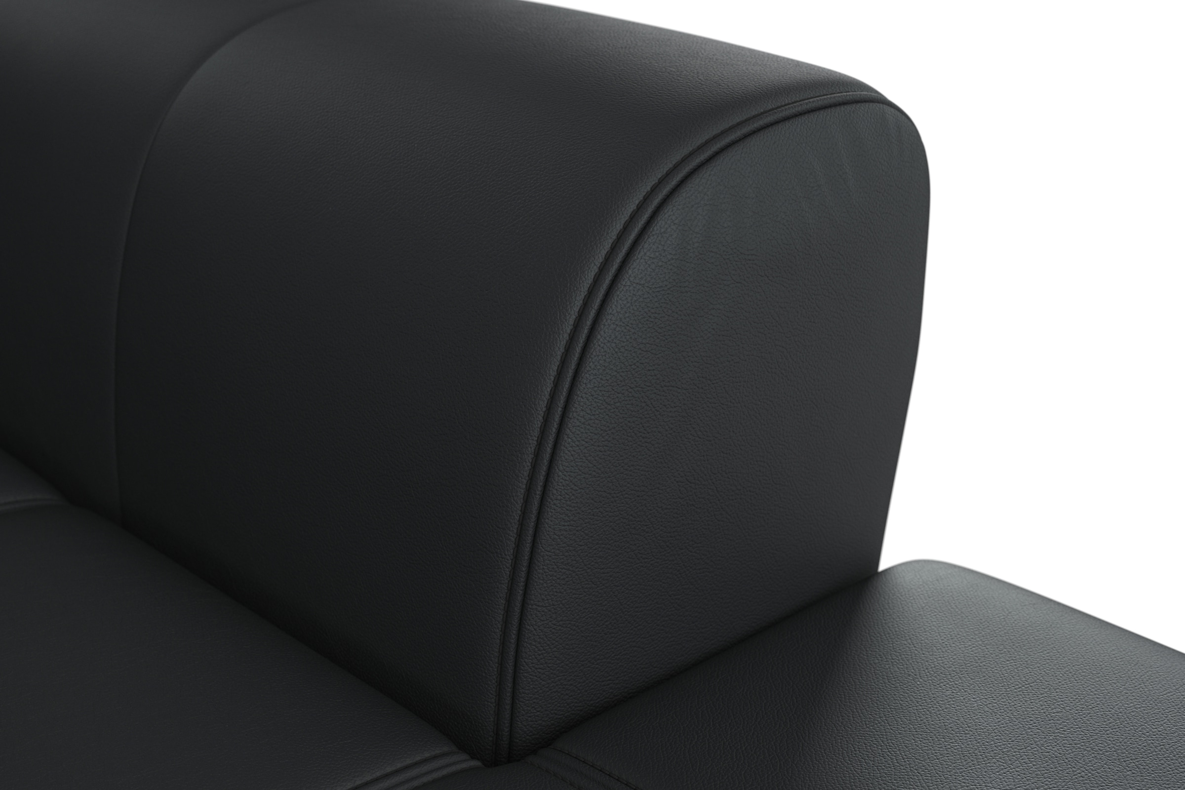 sit&more Ecksofa »Bendigo L-Form«, inklusive Sitztiefenverstellung, Bodenfreiheit 12 cm, in 2 Fussfarben