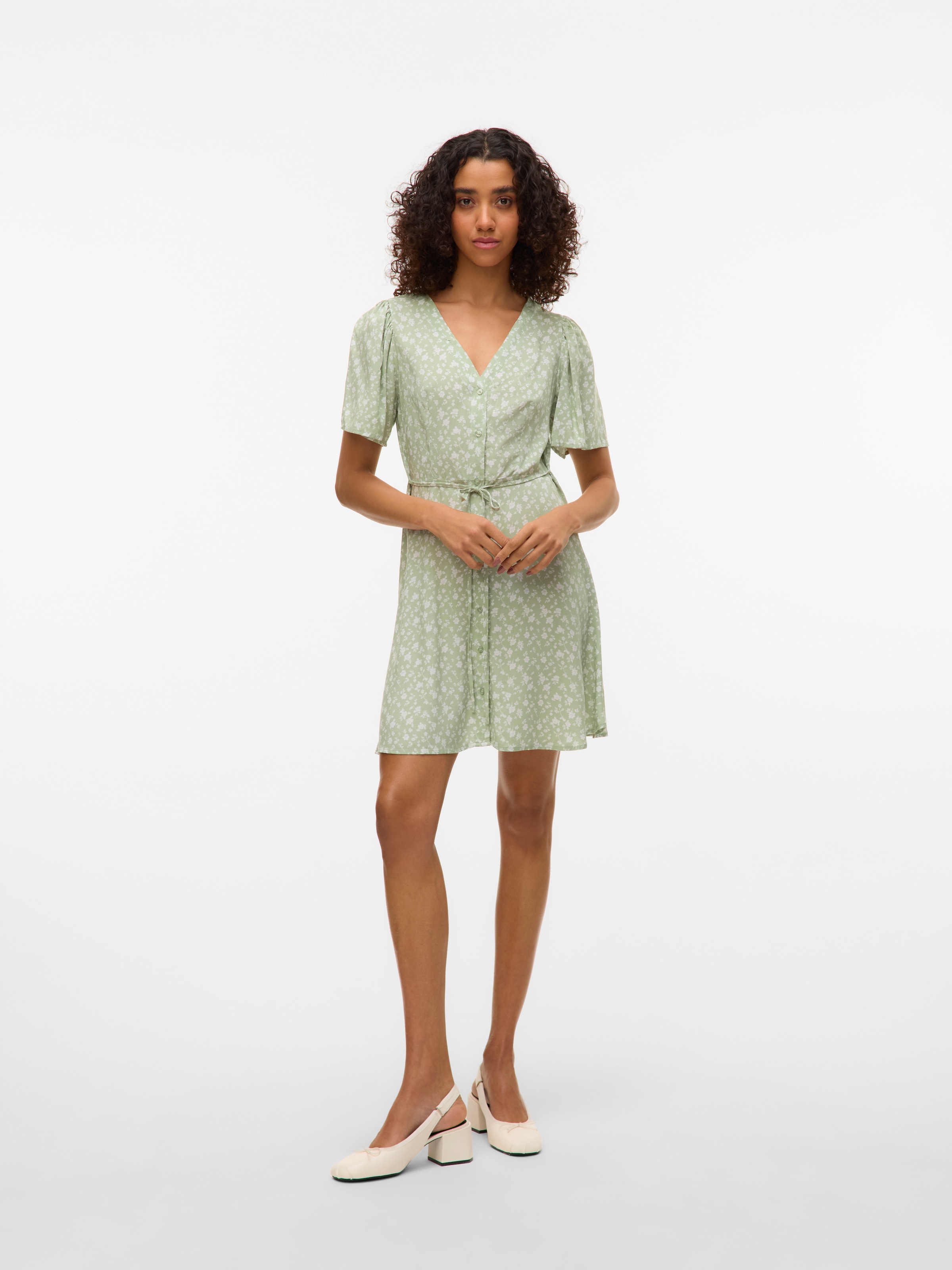Vero Moda Minikleid »VMALBA SS SHORT DRESS WVN NOOS«