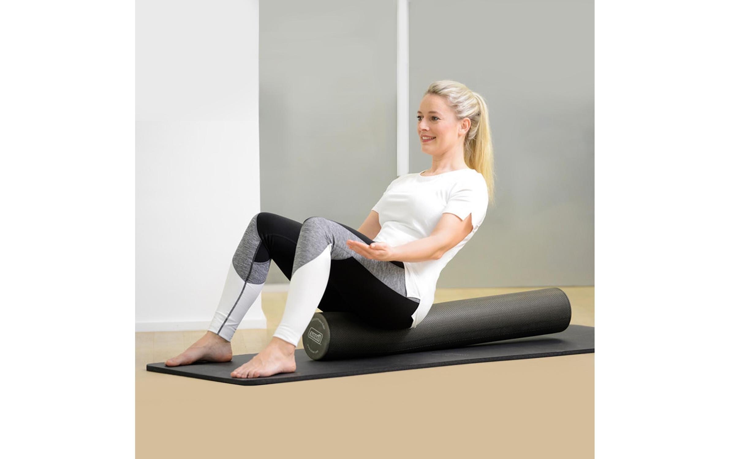 Pilates roller pro sissel 100 cm  - gris