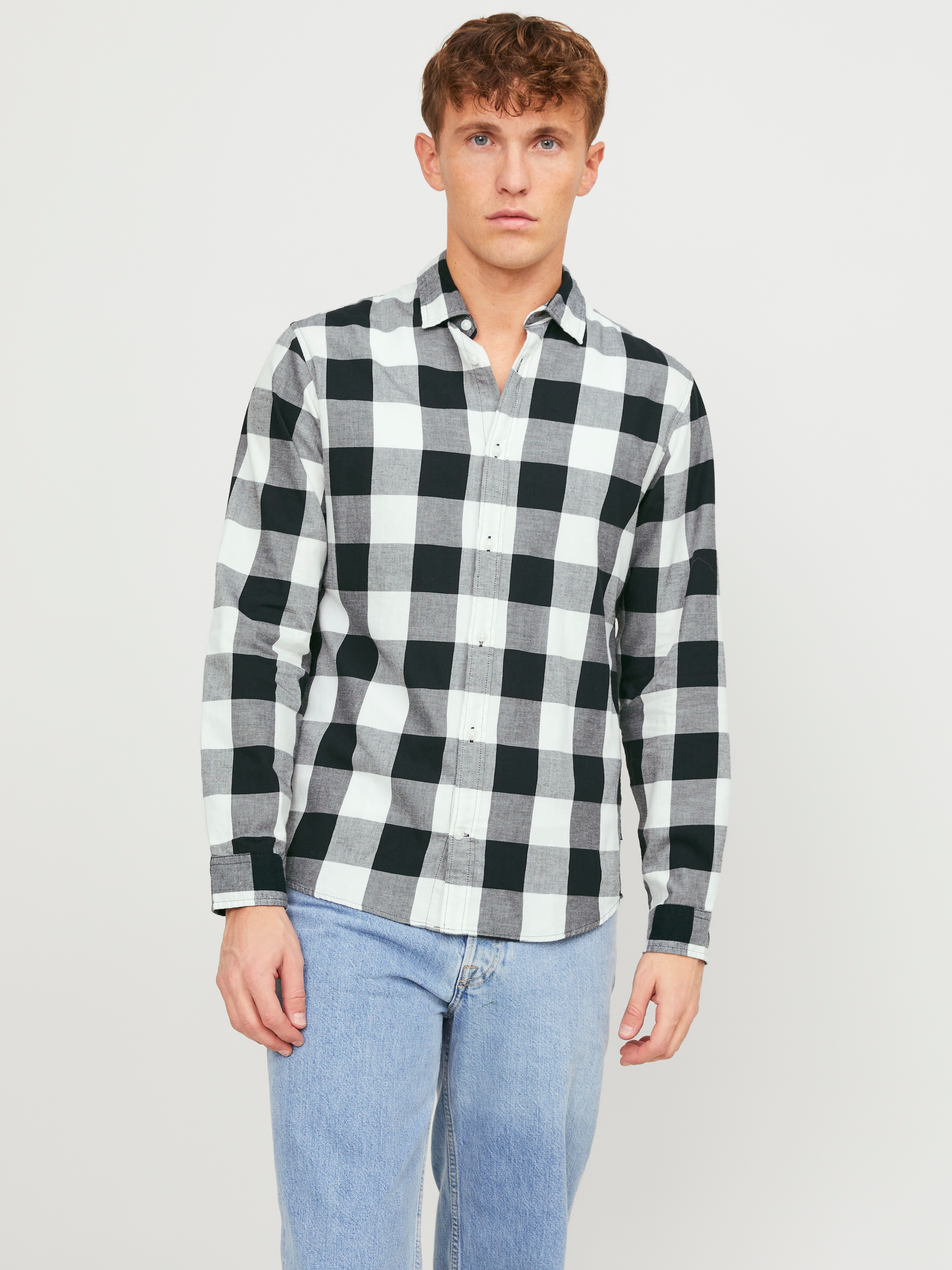 Jack & Jones Chemise à carreaux »JJ JJEGINGHAM TWILL SHIRT L/«