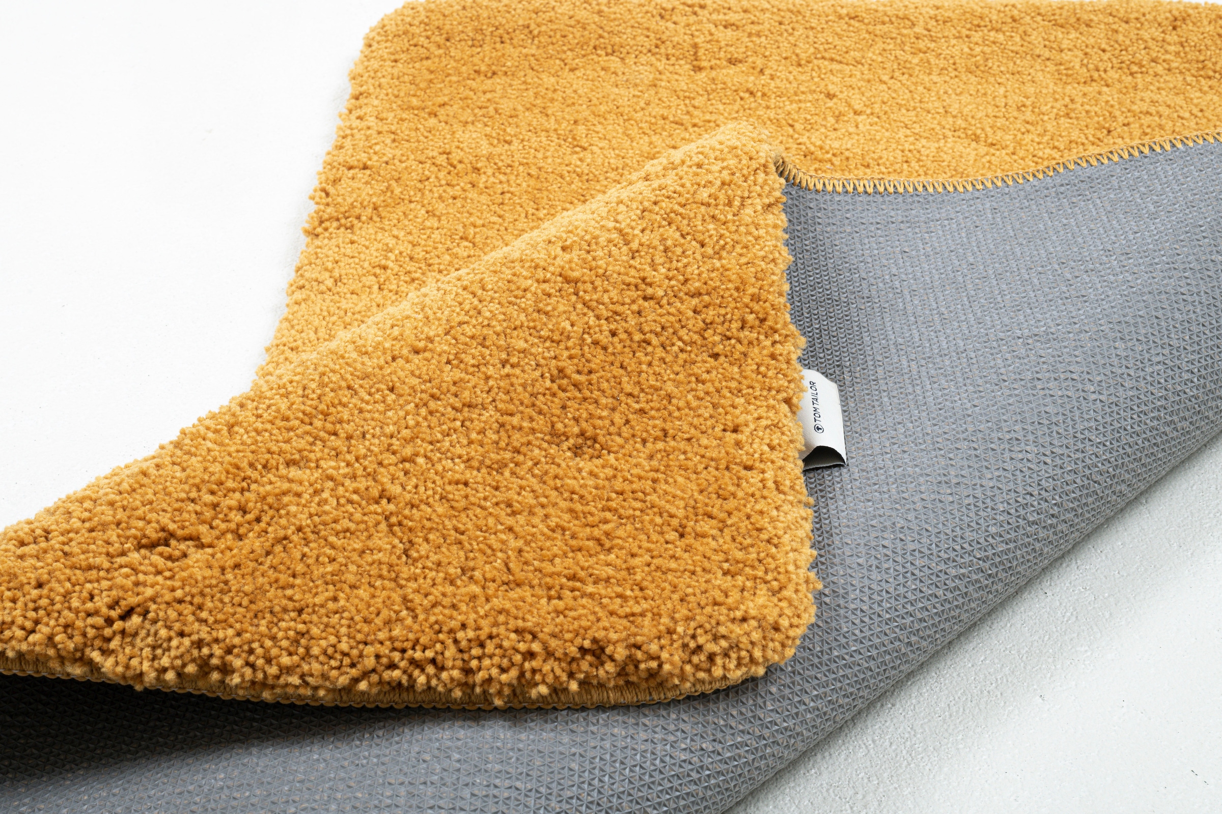 TOM TAILOR HOME Tapis de bain »Cozy Bath UNI« Höhe 27 mm Badteppich, Uni Farben, rechteckig, rund und oval erhältlich