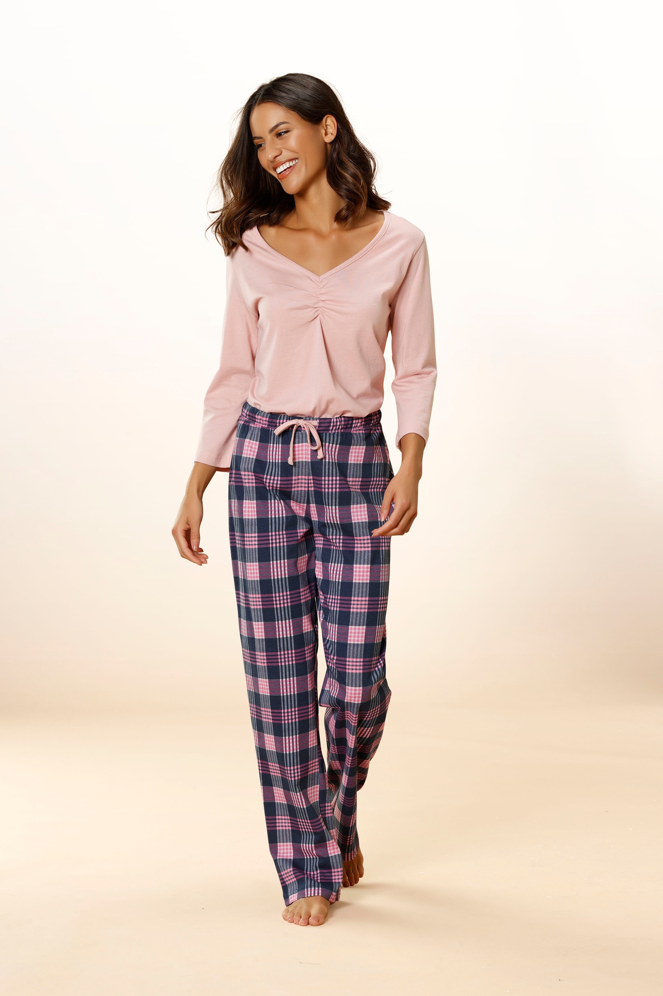 Image of petite fleur Pyjama, mit Karo Muster bei Ackermann Versand Schweiz